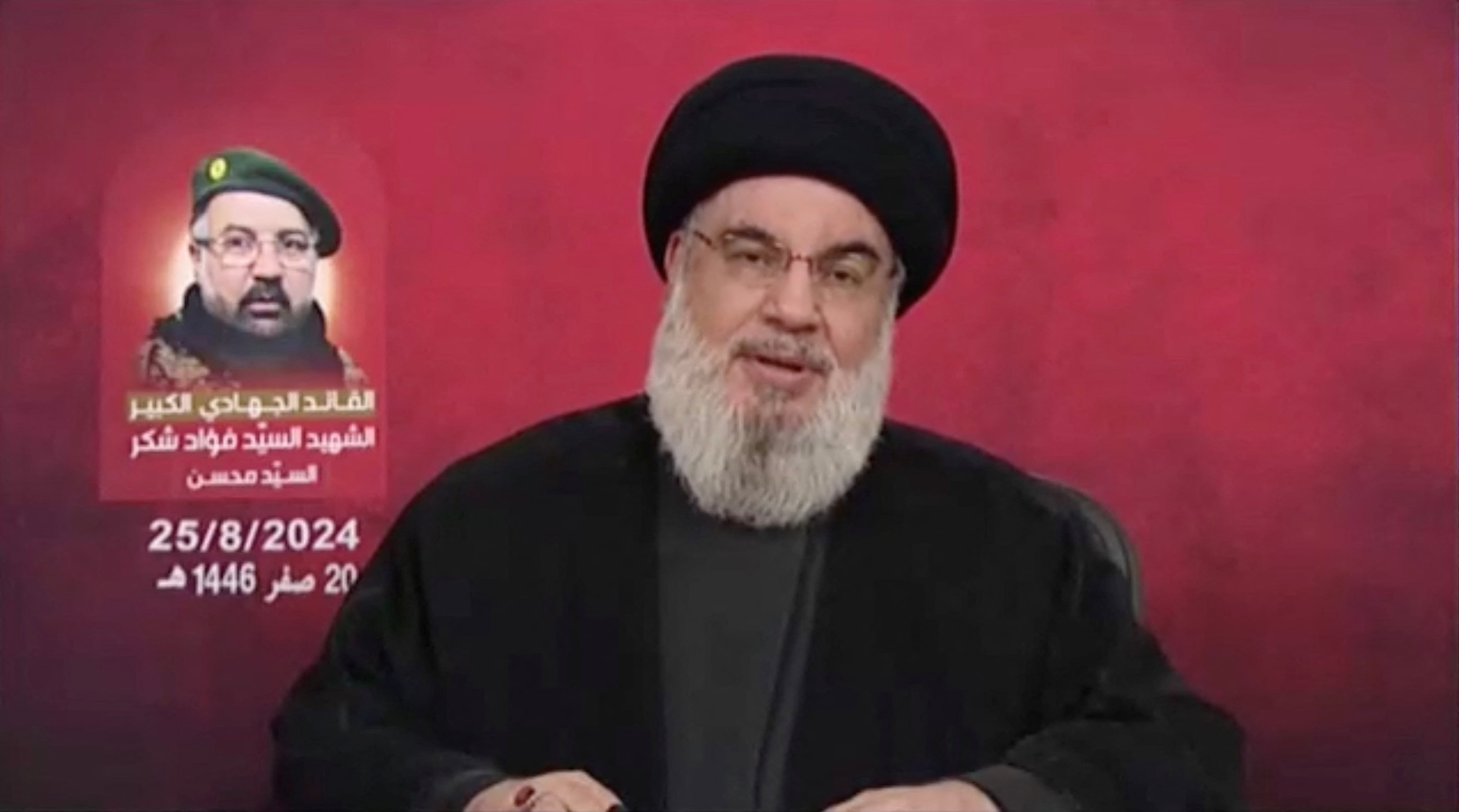 El jefe de Hezbollah Hassan Nasrallah (Al-Manar TV/REUTERS)