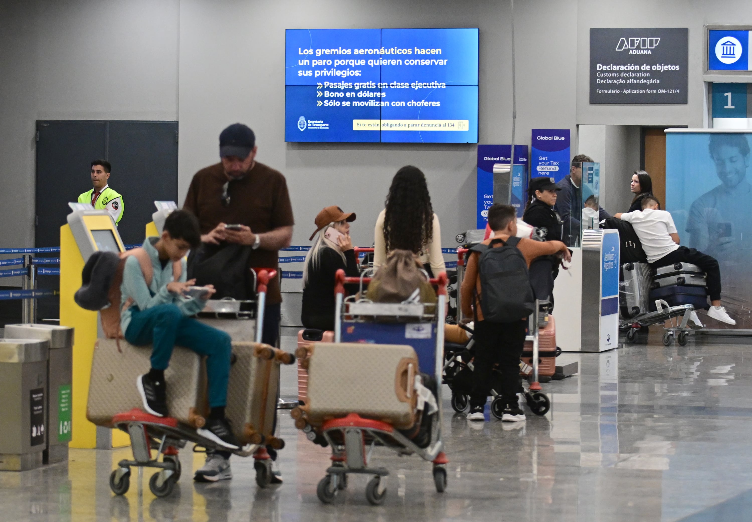 Paro Aerolineas ﻿Argentinas