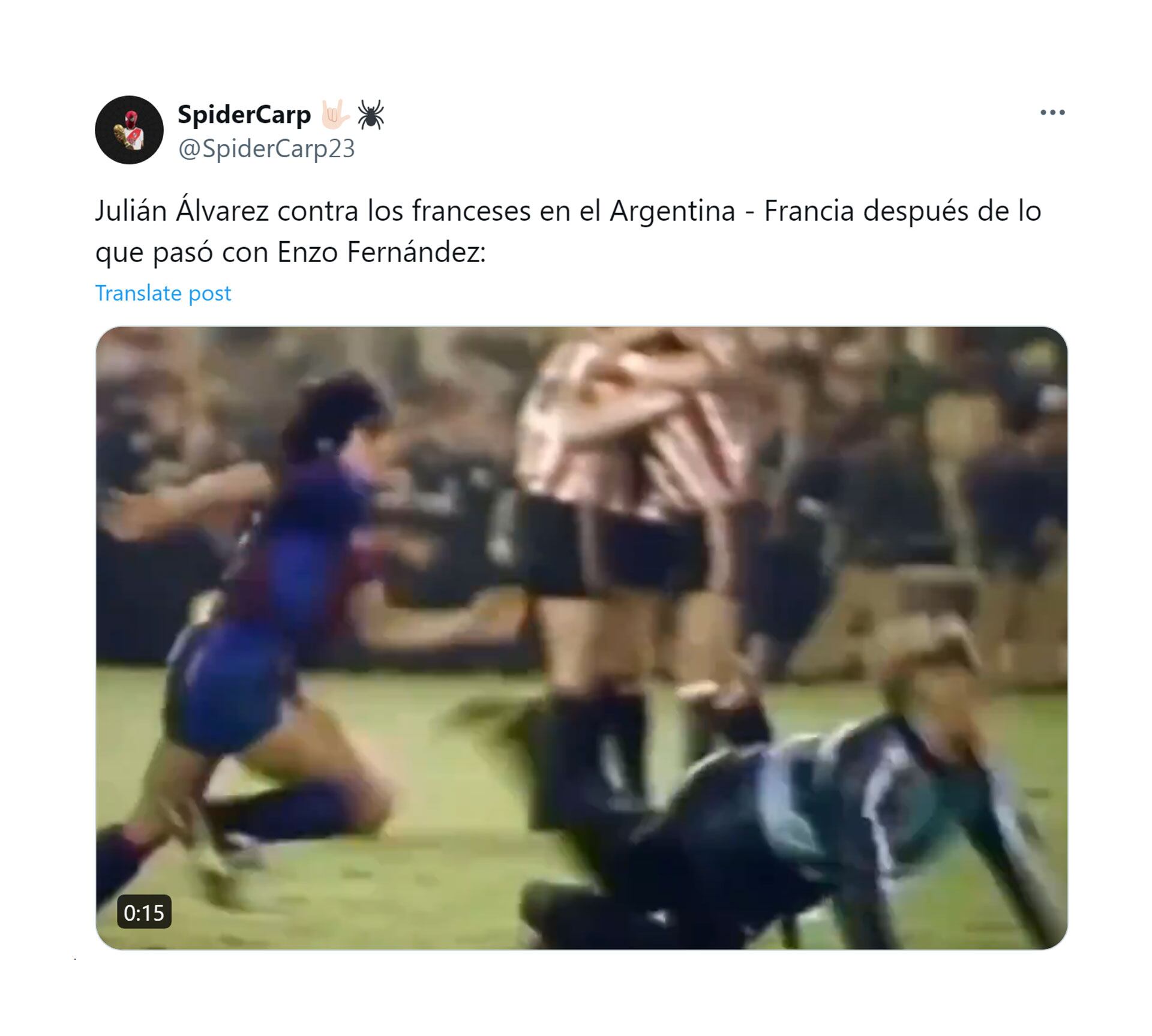 Los memes por argentina francia en los juegos olimpicos