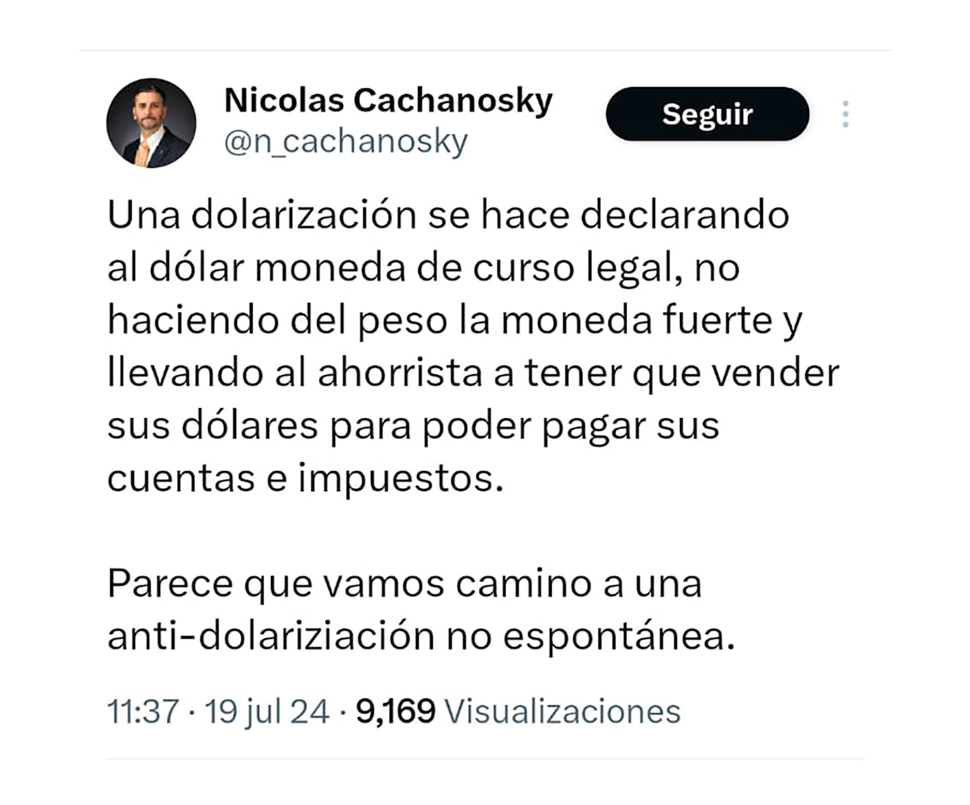 tuit de N. Cachanosky