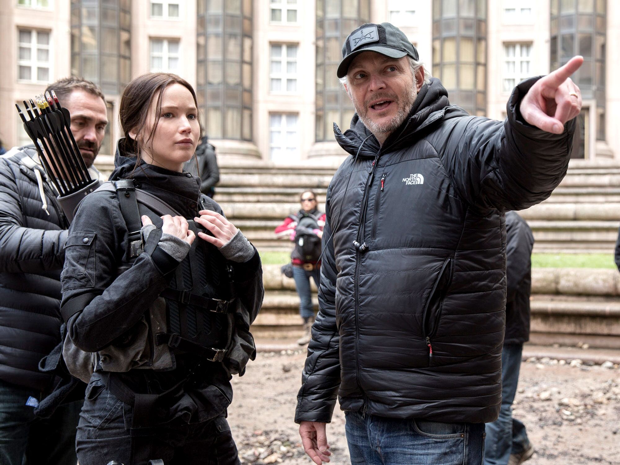 Francis Lawrence durante el rodaje de 'Los juegos del hambre'