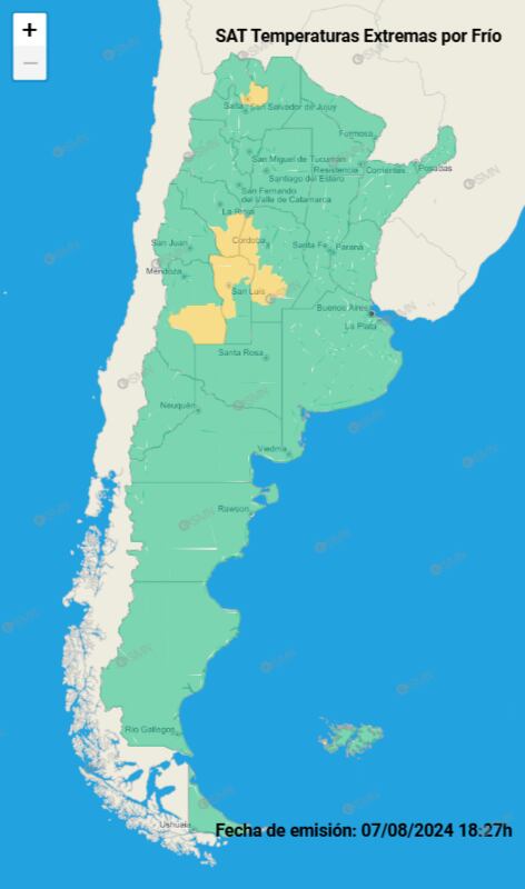 mapa de alertas