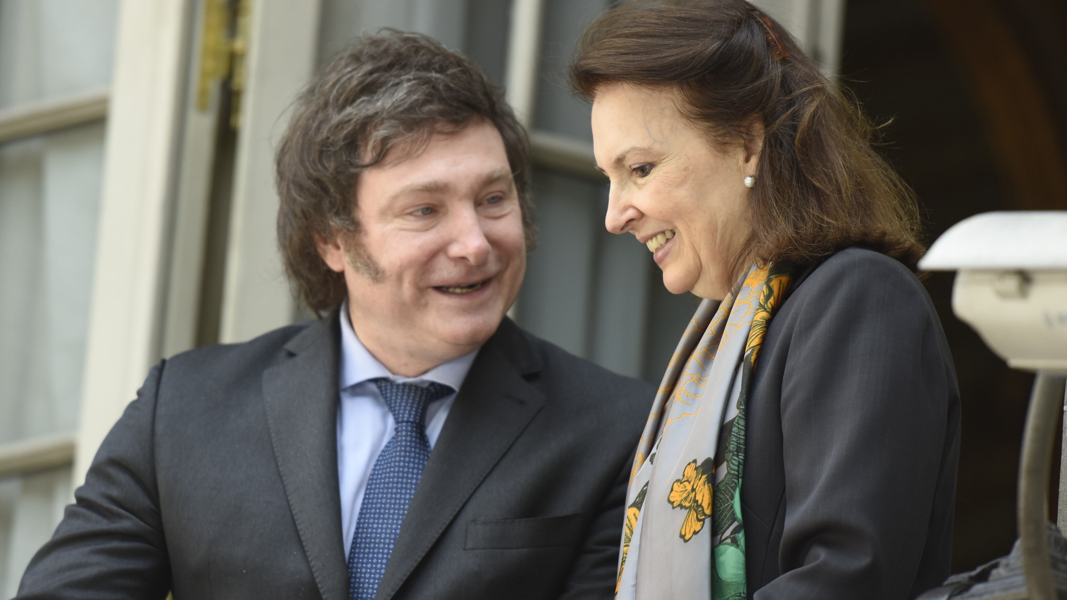 Javier Milei y Diana Mondino