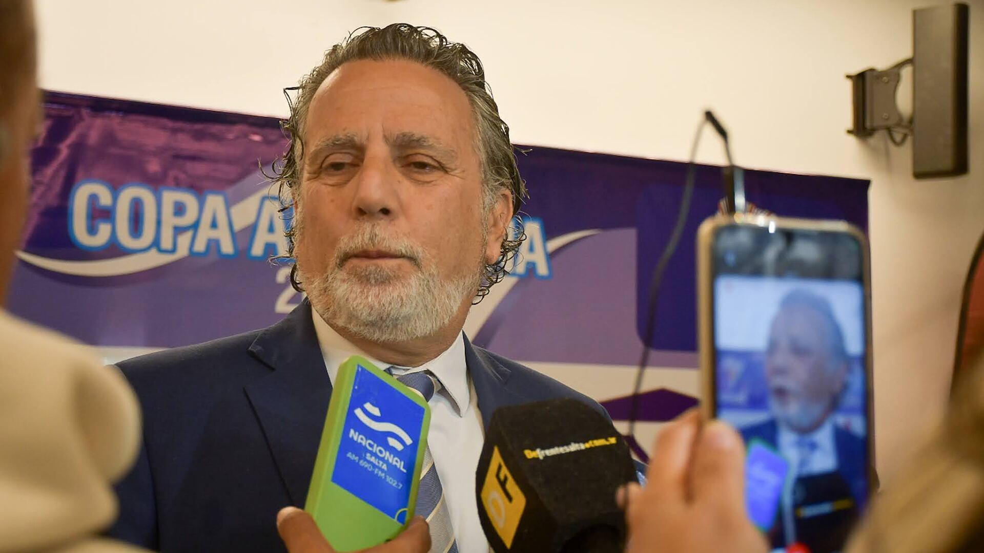 César Francis lanzamiento Copa Argentina en Salta