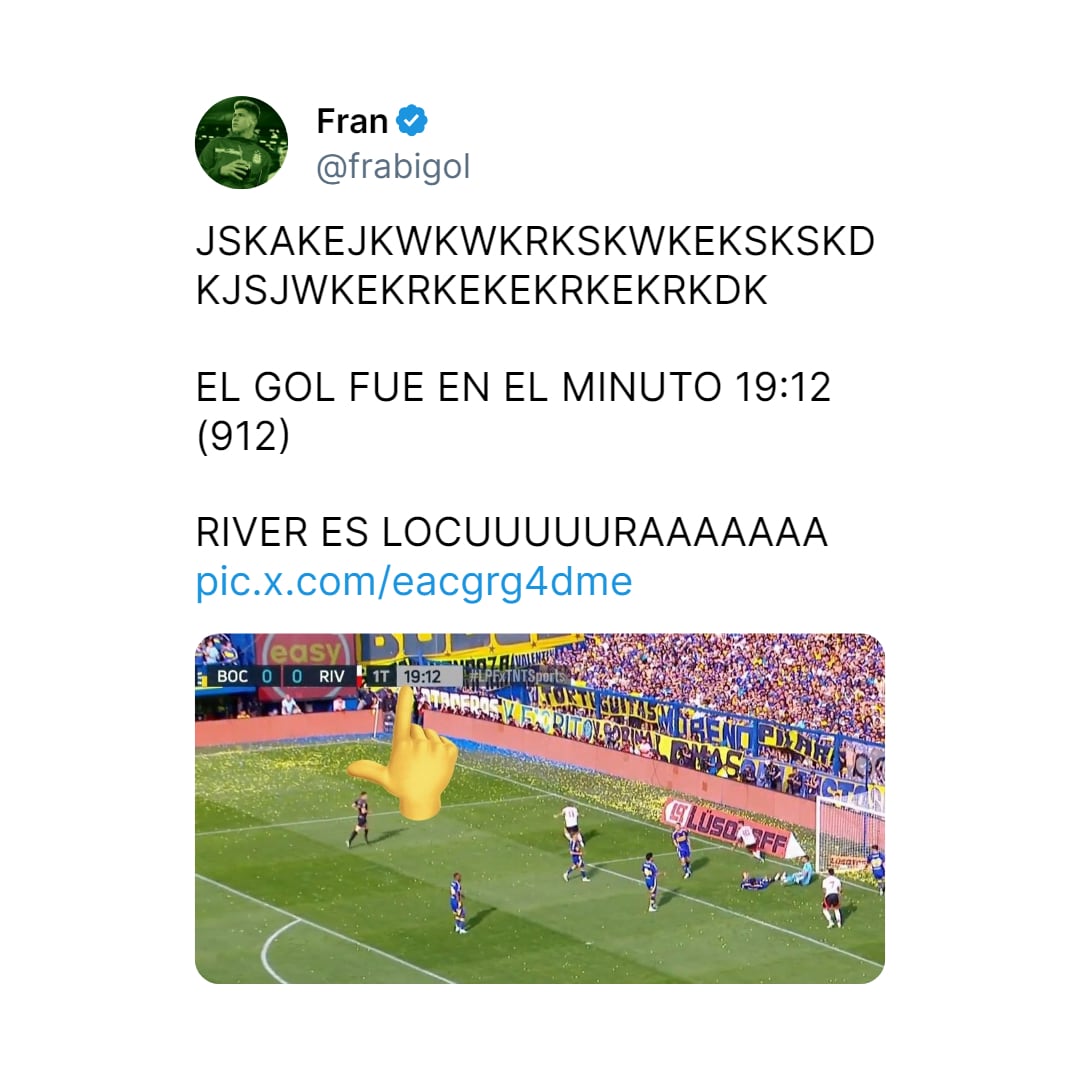 Los mejores memes del superclasico entre River y boca