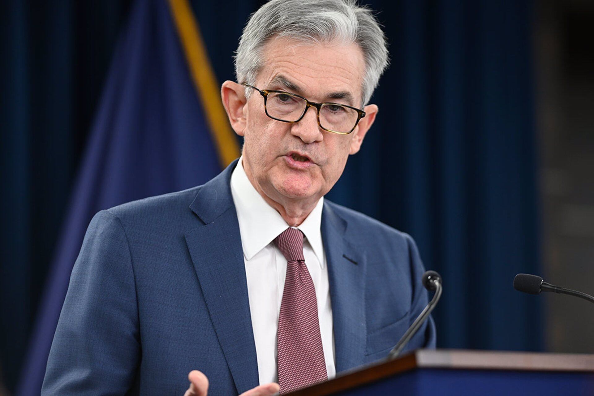 El presidente de la Reserva Federal de EEUU, Jerome Powell.