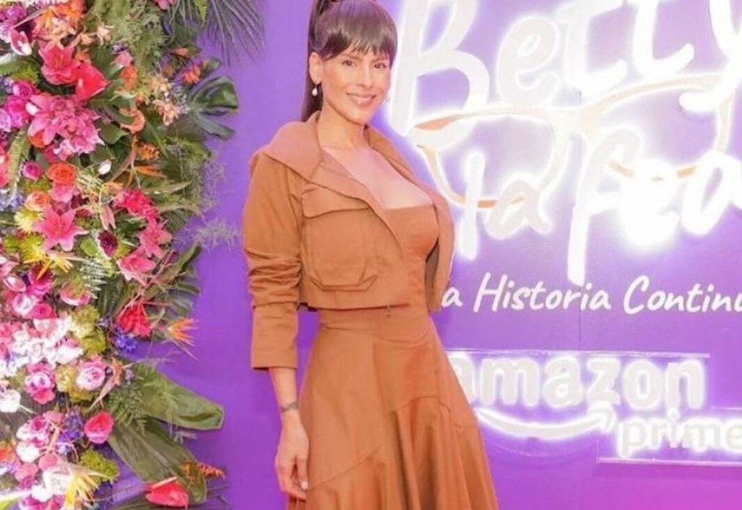 Zharick León el día del lanzamiento a medios de 'Betty, la fea'