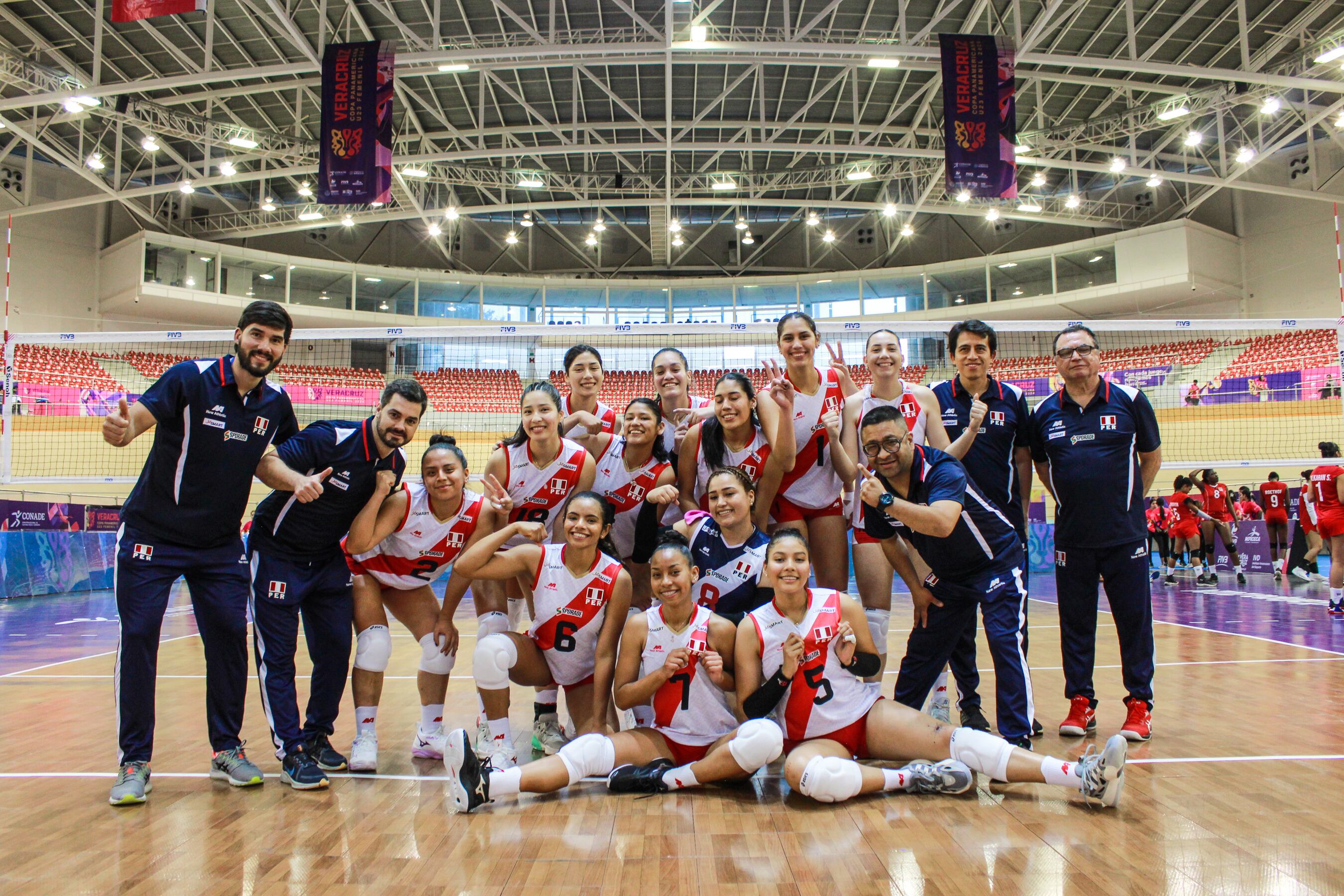 Perú clasificó en el segundo lugar del Grupo B de la Copa Panamericana Sub 23 de vóley.