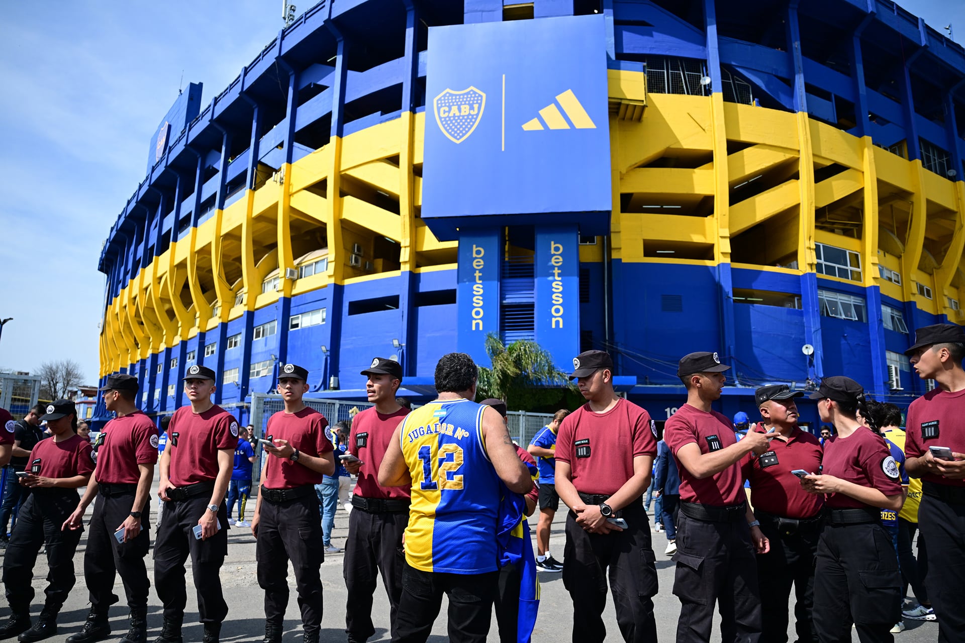 Clásico Boca vs River - Llegada de los hinchas de Boca