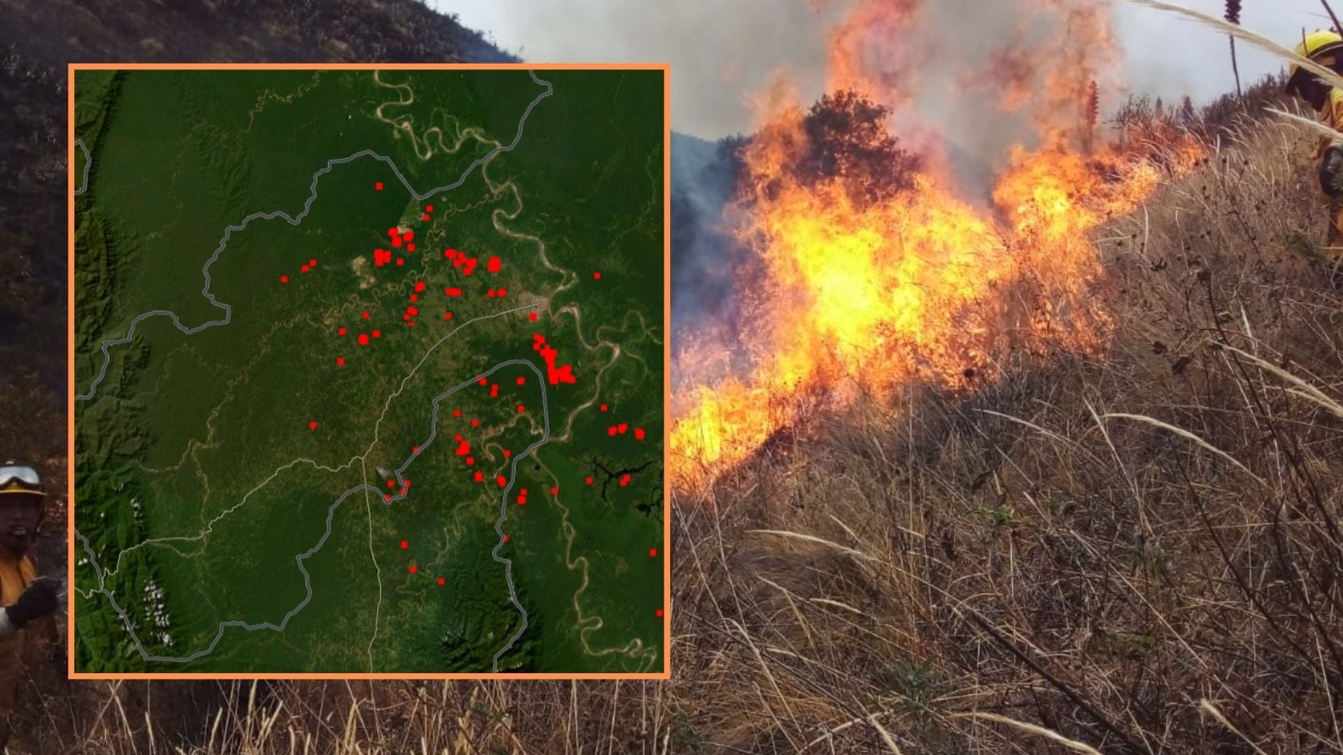 Incendios forestales: capturas satelitales de la NASA muestran cómo el fuego ha afectado al territorio peruano