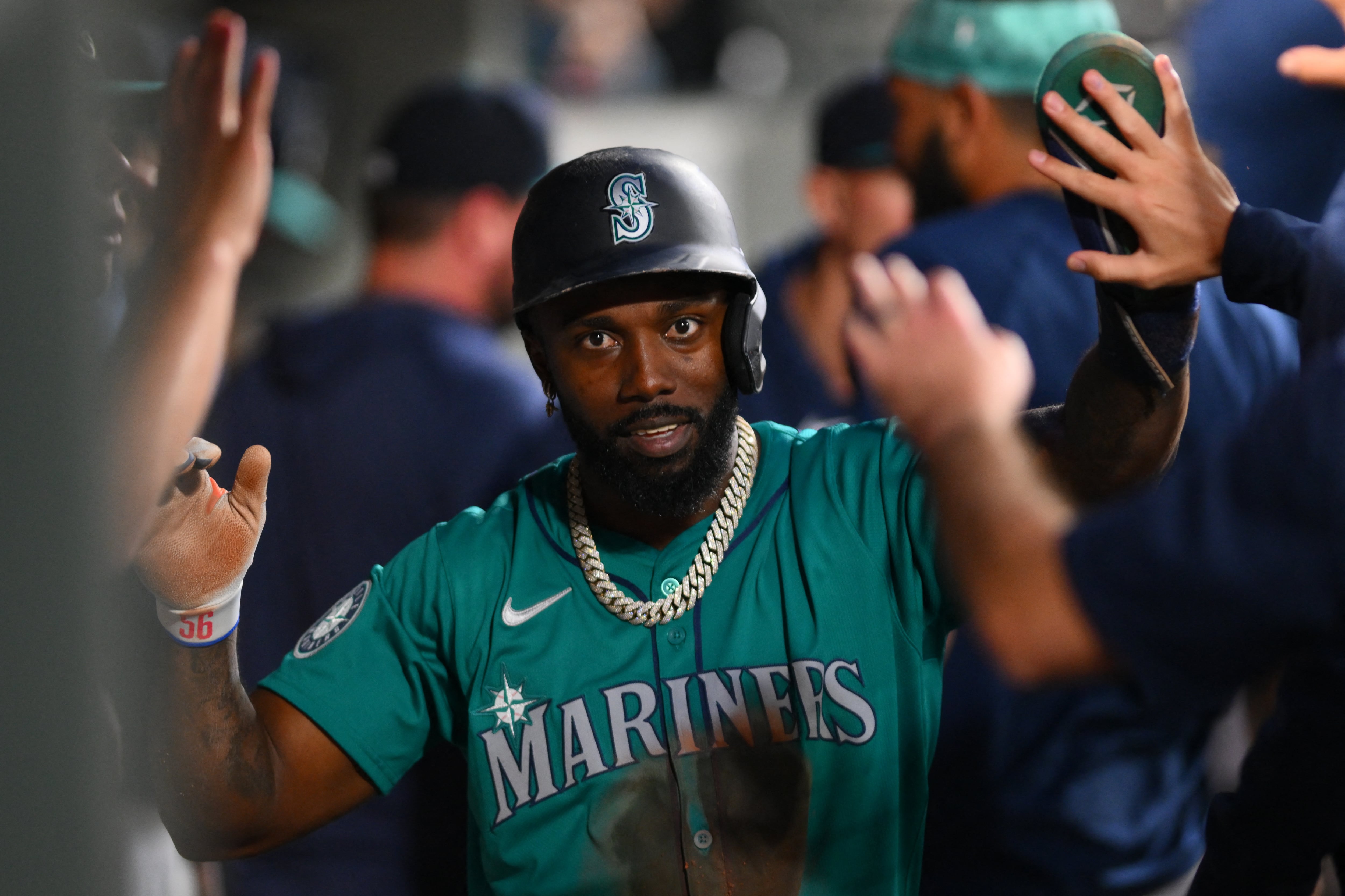 Randy Arozarena fue intercambiado de Tampa Bay Rays a Los Marinos de Seattle. (USA TODAY Sports vía Reuters)