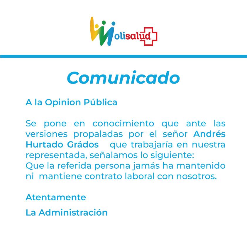 Andrés Hurtado mintió sobre su situación laboral en audiencia: centro médico aclara que nunca lo contrató 