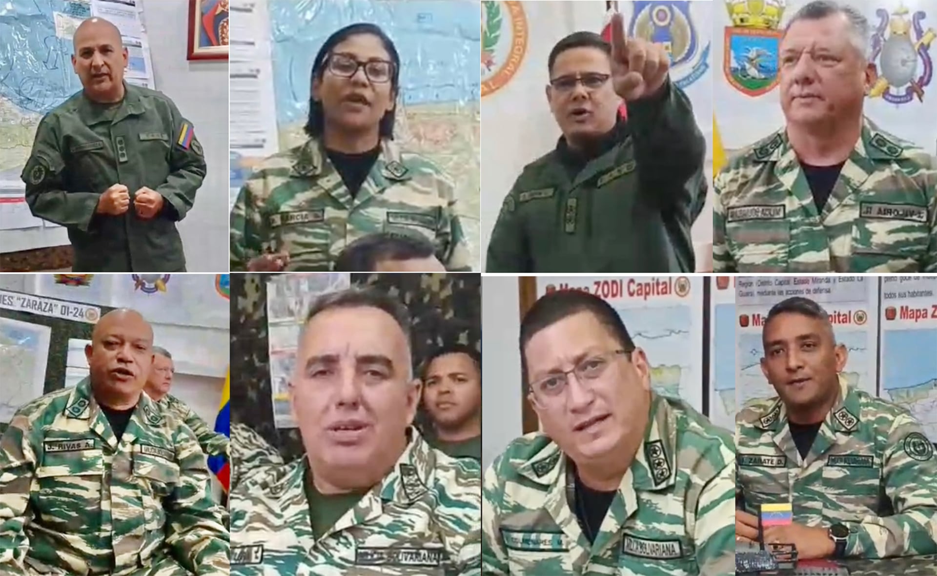 Militares venezolanos