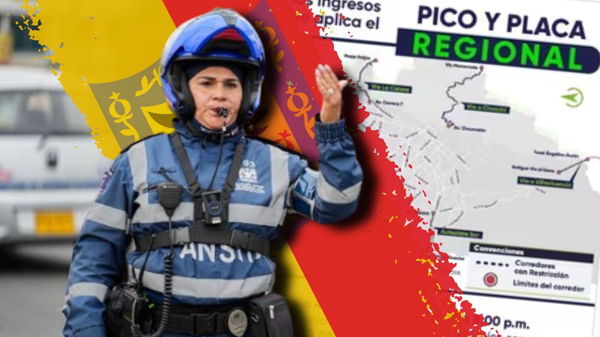 La medida del Pico y placa regional inicia desde las 12:00 m hasta las  8:00 p. m. y se ejecuta en los nueve corredores de acceso a la capital - crédito Johan Largo/Infobae