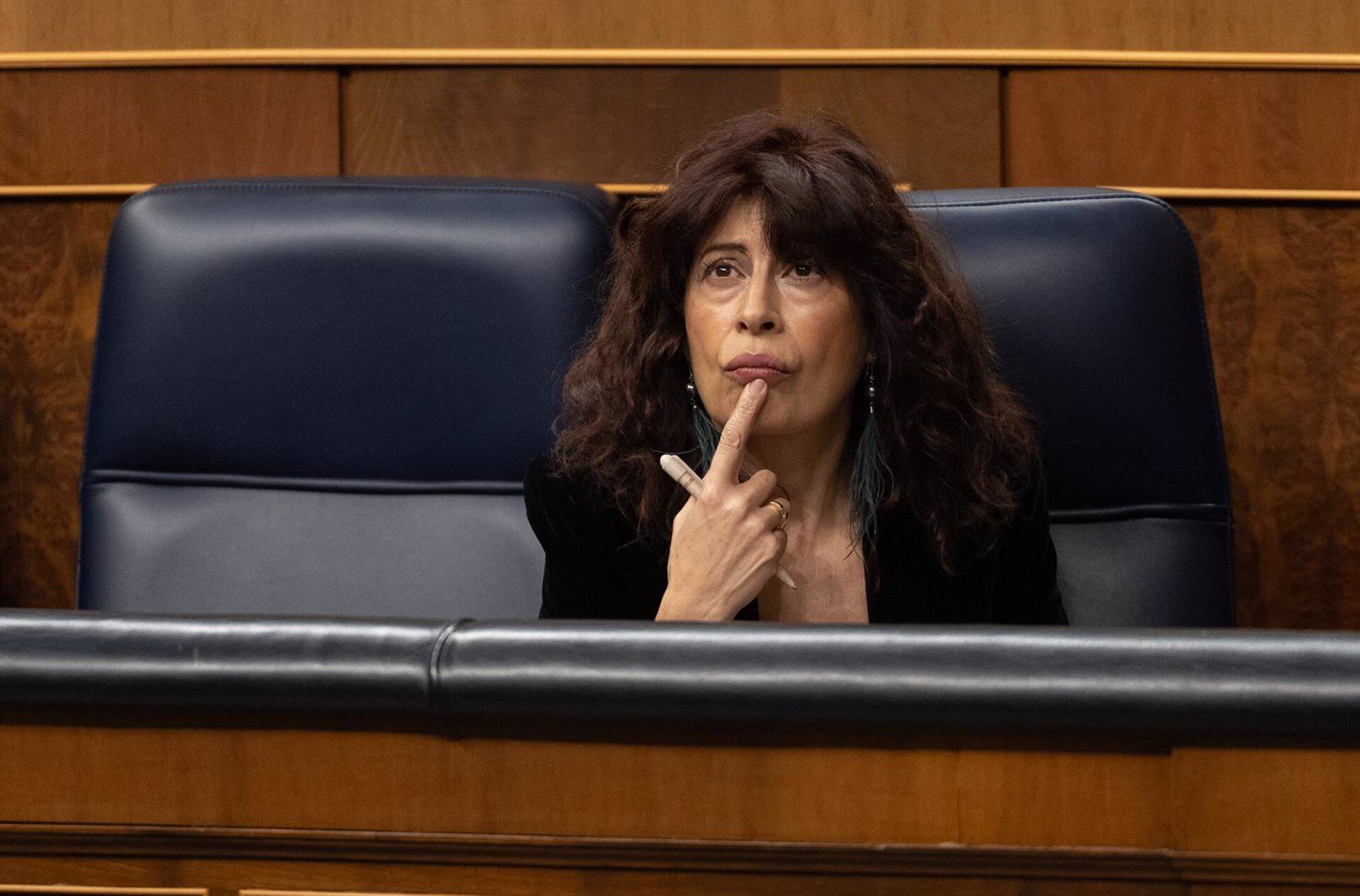 La ministra de Igualdad, Ana Redondo, en el Congreso de los Diputados.  (Eduardo Parra / Europa Press)

