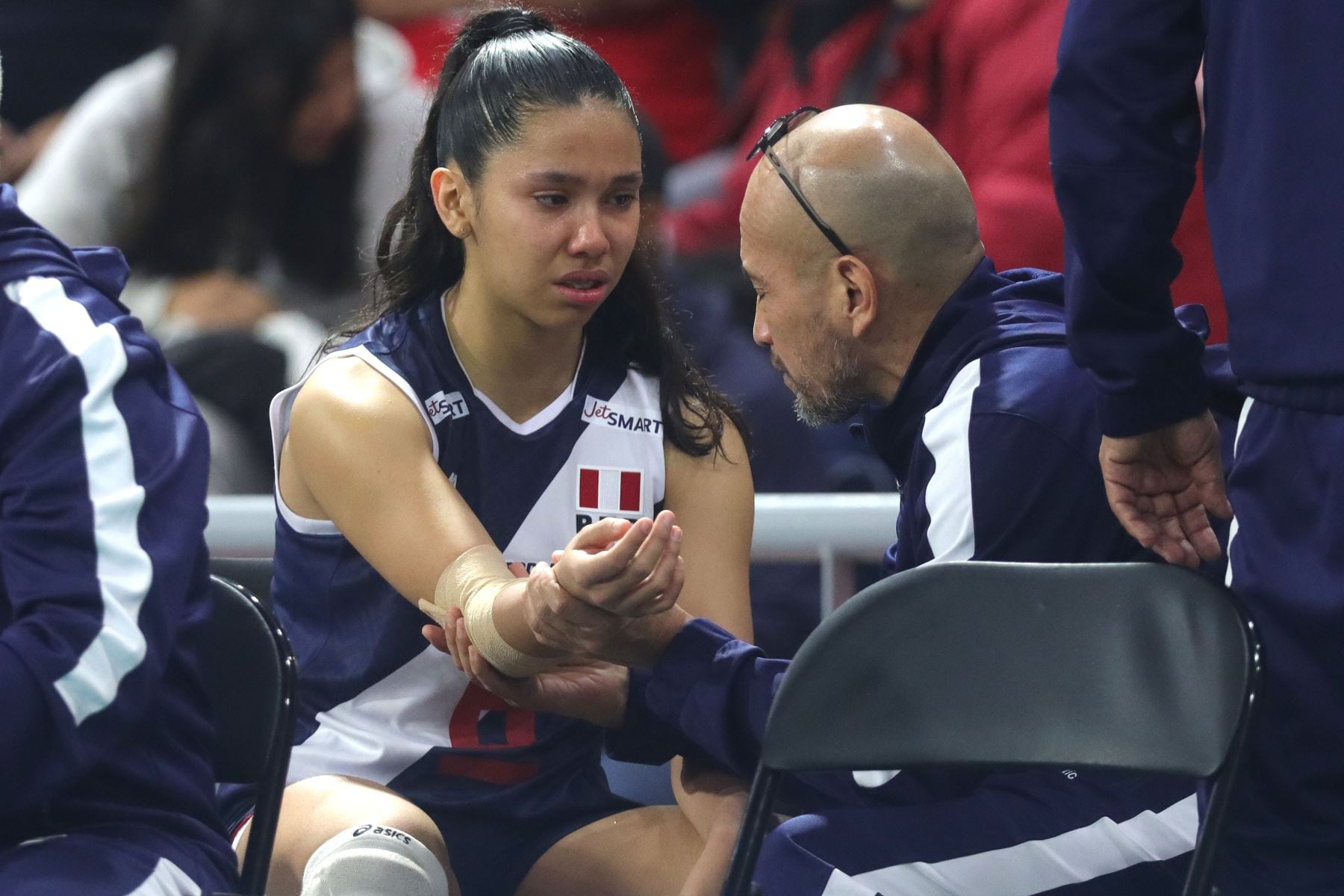 Ariana Vásquez sufrió una dura lesión en el codo y no entró en la convocatoria de Perú para el Sudamericano Sub 19 de vóley.