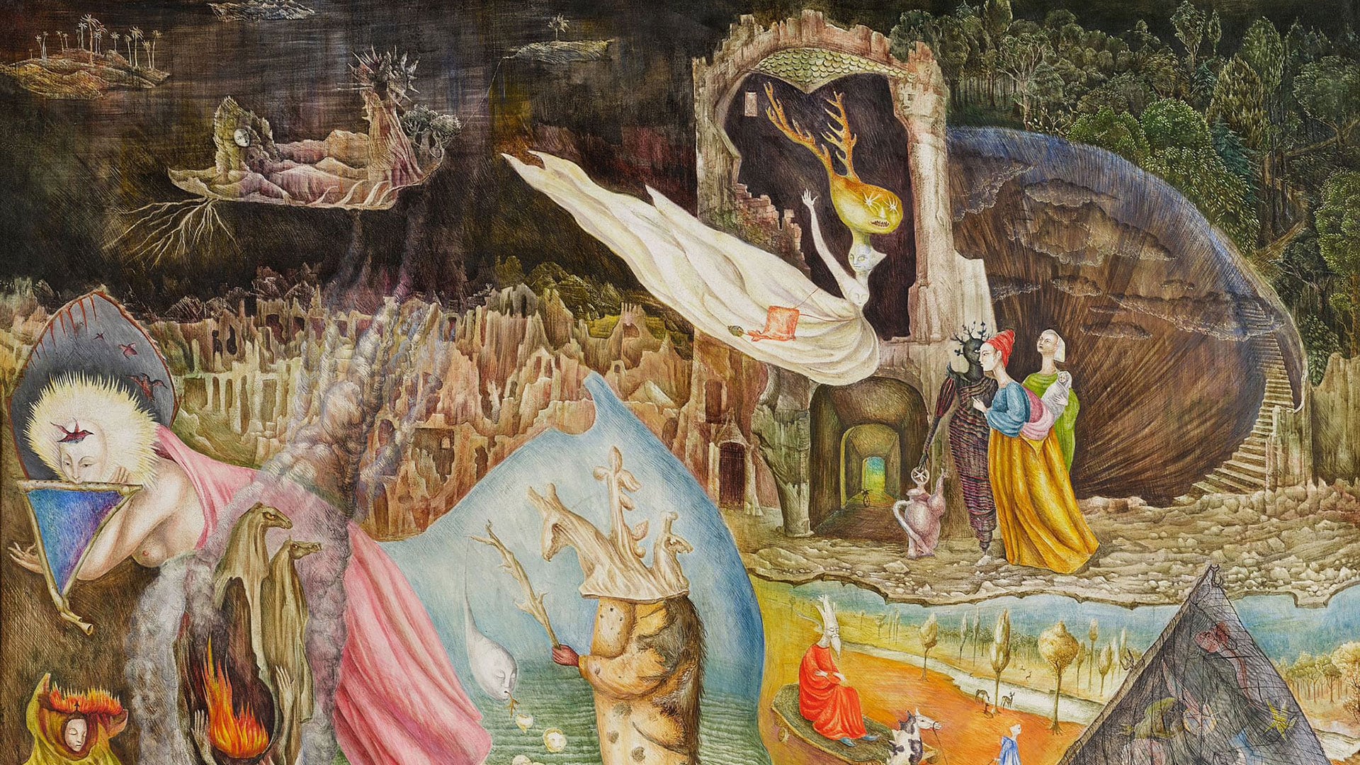 distracciones de Dagoberto de Leonora Carrington _ Malba