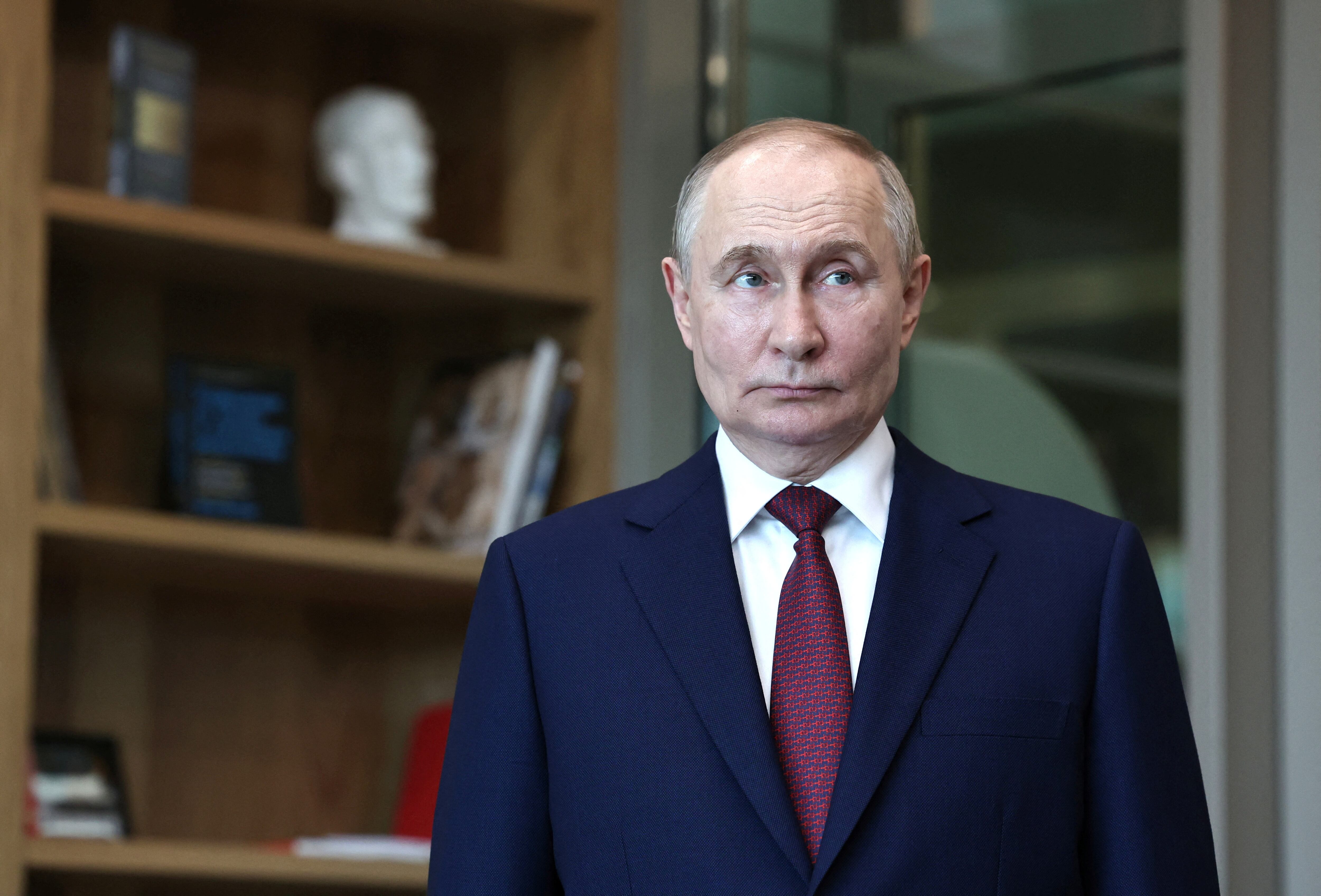 El presidente ruso Vladimir Putin realizará un viaje de 2 días. Sputnik/Alexander Kazakov/Pool via REUTERS 