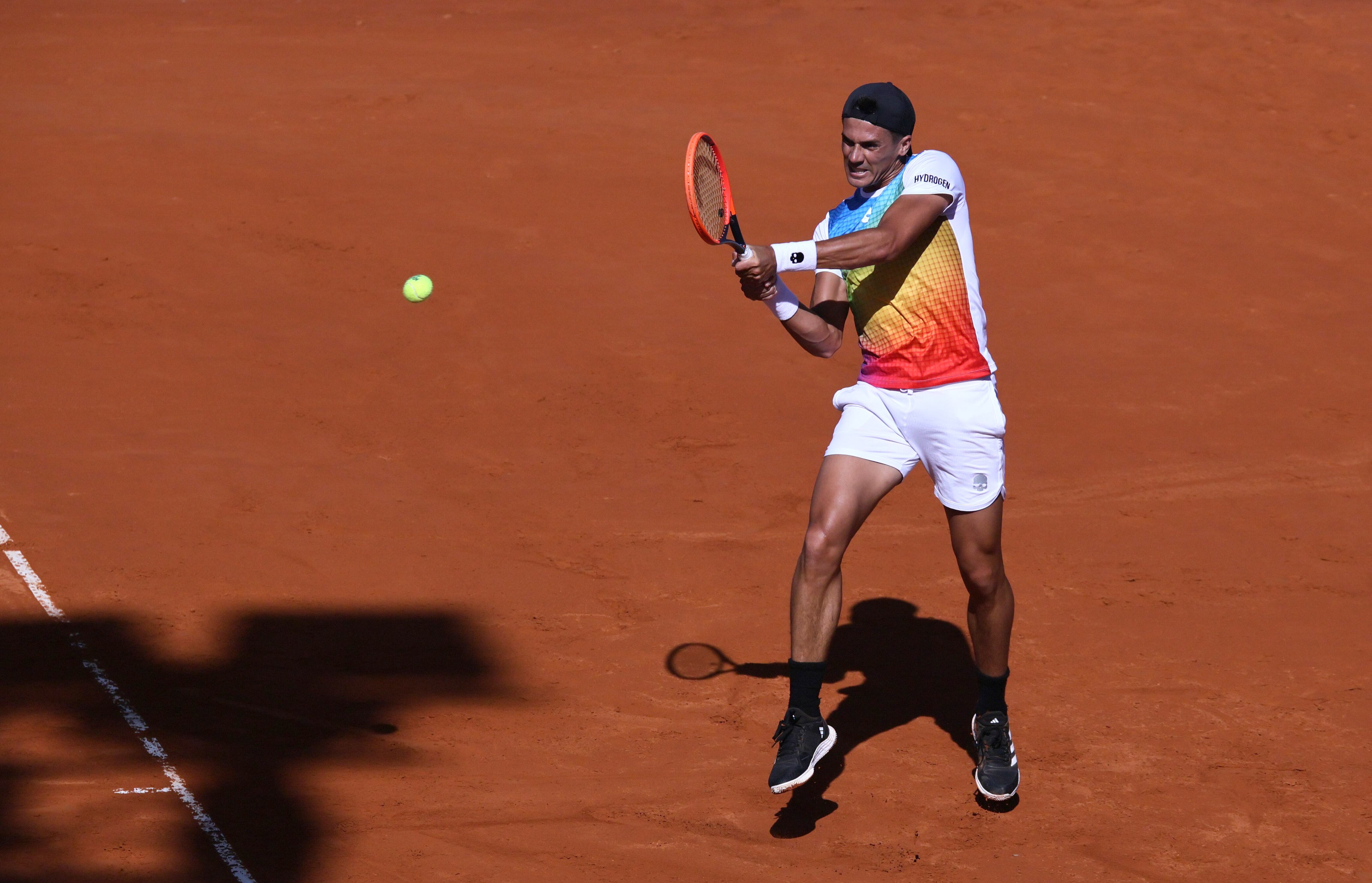 Federico Coria es el mejor preclasificado para el tradicional Challenger de Buenos Aires, que arranca este lunes en el Racket Club de Palermo (Foto EFE/Luciano González)
