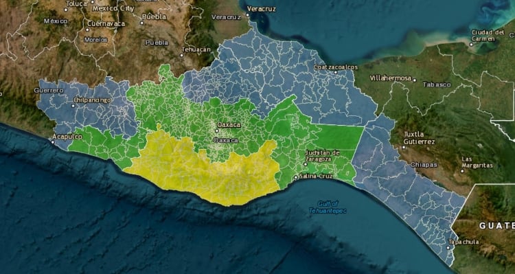 Sistema de Alertamiento Temprano por Ciclón Tropical en México por la Depresión Tropical Once-E