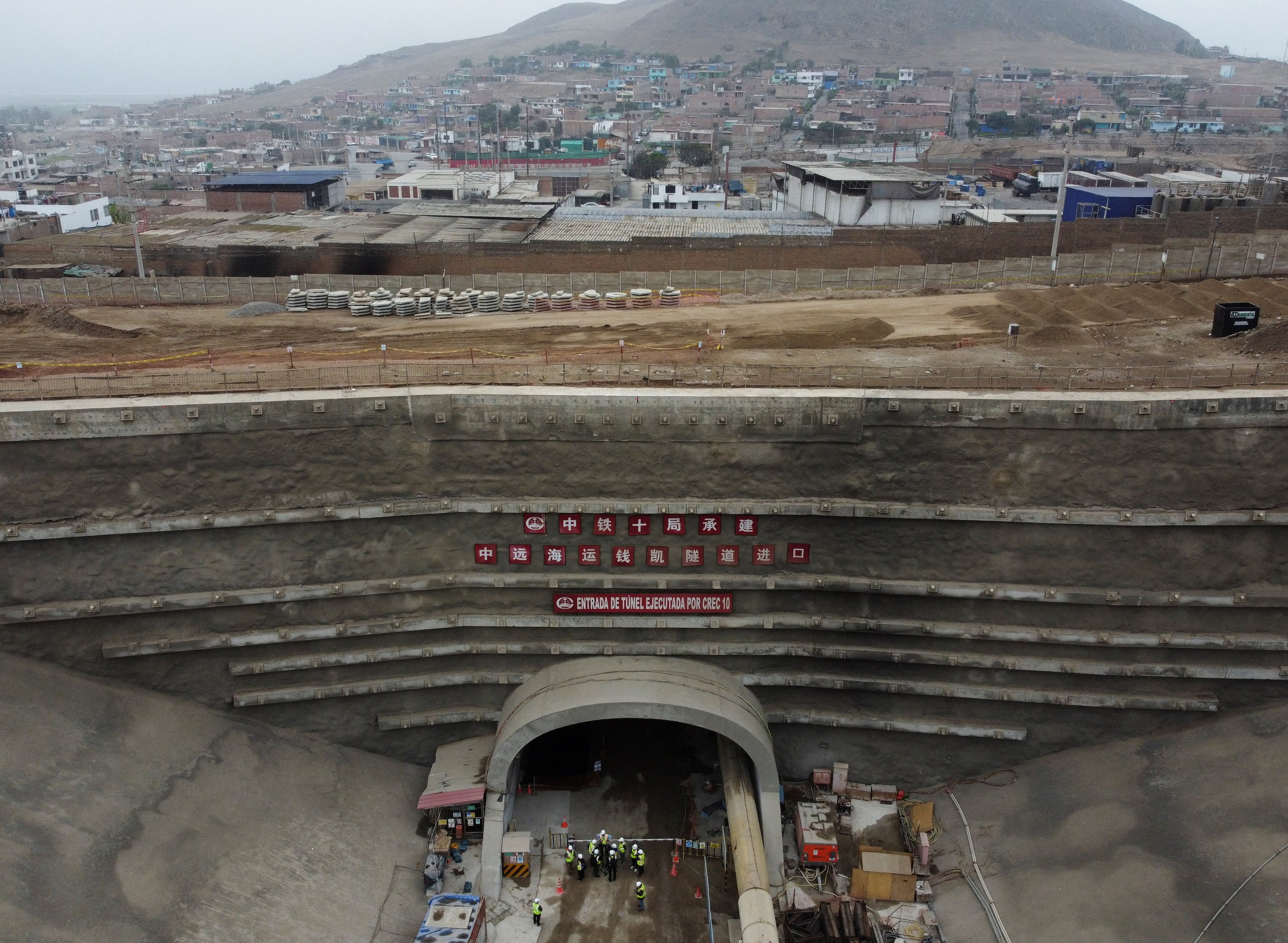 El Megapuerto de Chancay se inaugurará en su primera fase en noviembre. - Crédito Reuters/Angela Ponce/File Photo