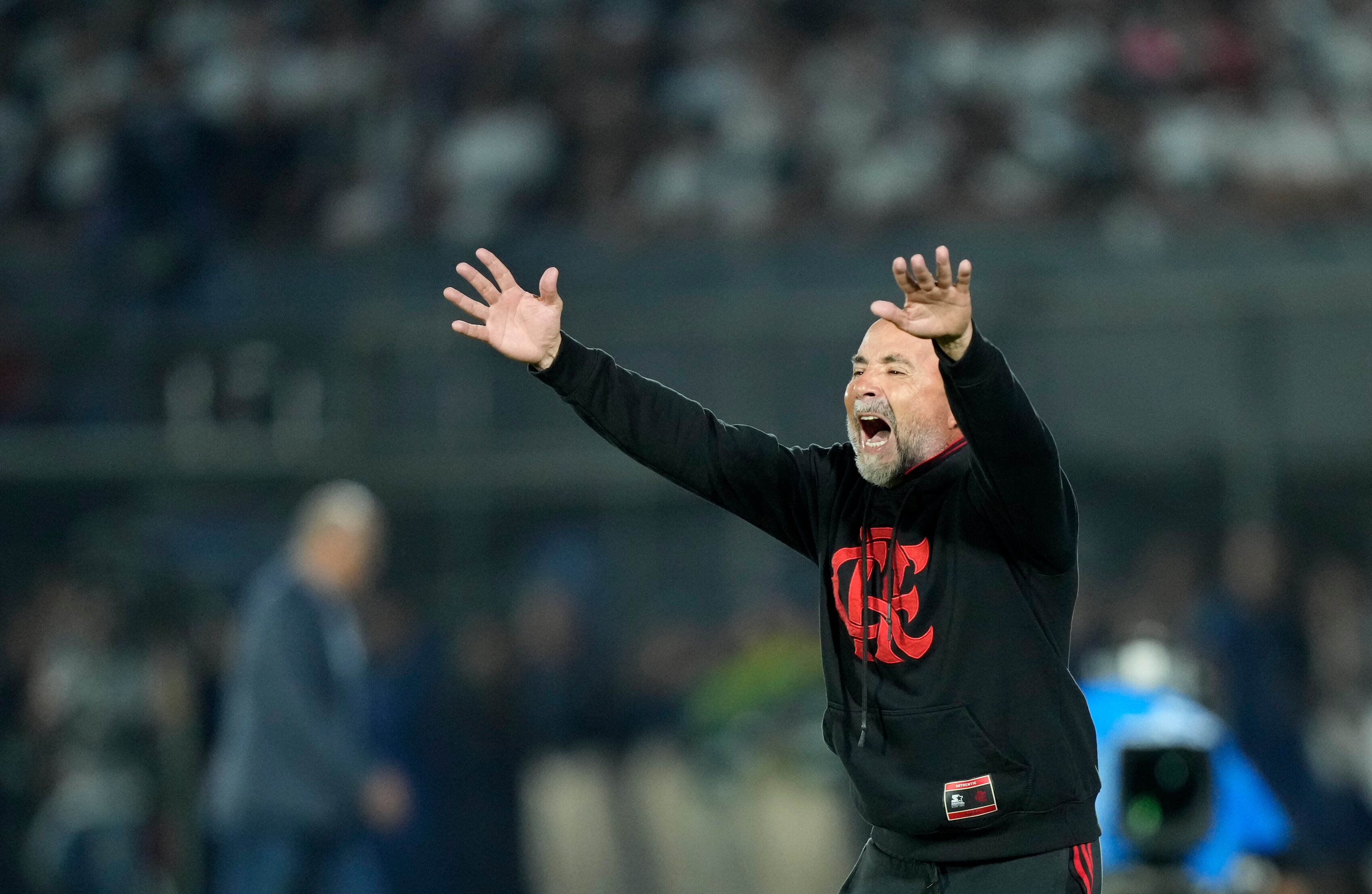 Jorge Sampaoli repasó sus últimos pasos como entrenador y su era al frente de la Selección Argentina (AP Foto/Jorge Saenz, archivo)