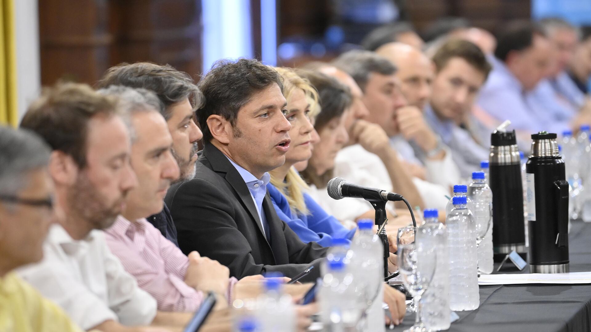 Kicillof mantuvo una reunión con intendentes electos de la provincia