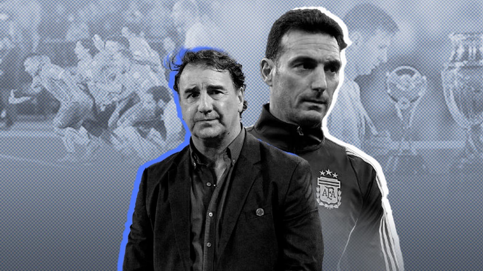 Néstor Lorenzo y Lionel Scaloni se medirán mano a mano por el título de la Copa América - crédito Jesús Avilés/ Infobae