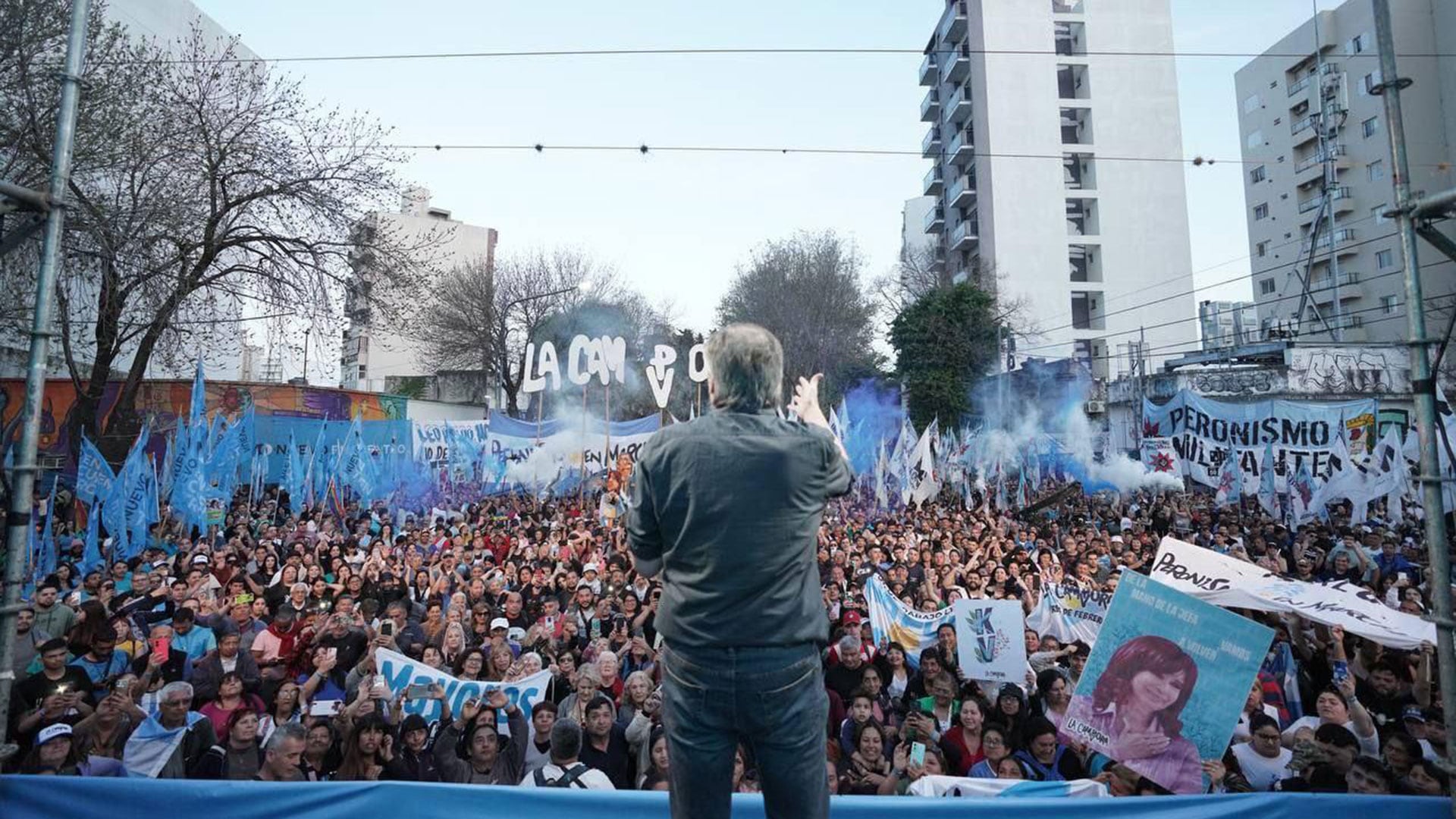 Máximo Kirchner en La Plata