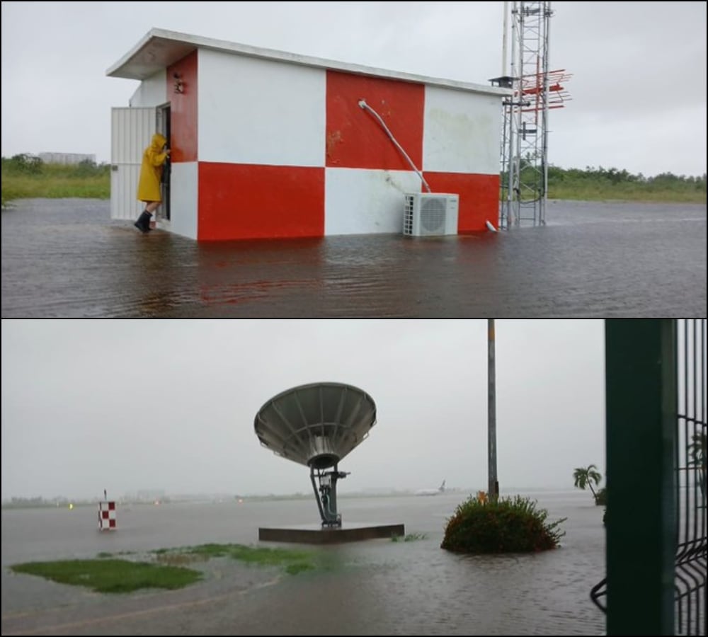 inundaciones en el Aeropuerto de Acapulco, Huracán John