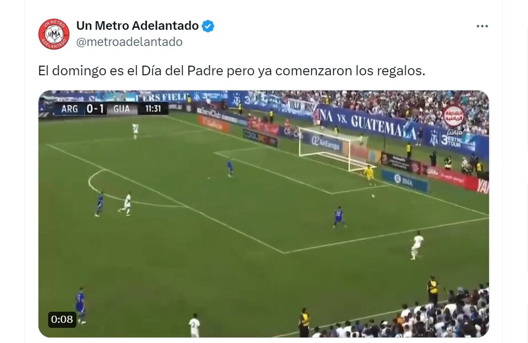 Los mejores memes del amistoso de Argentina ante Guatemala