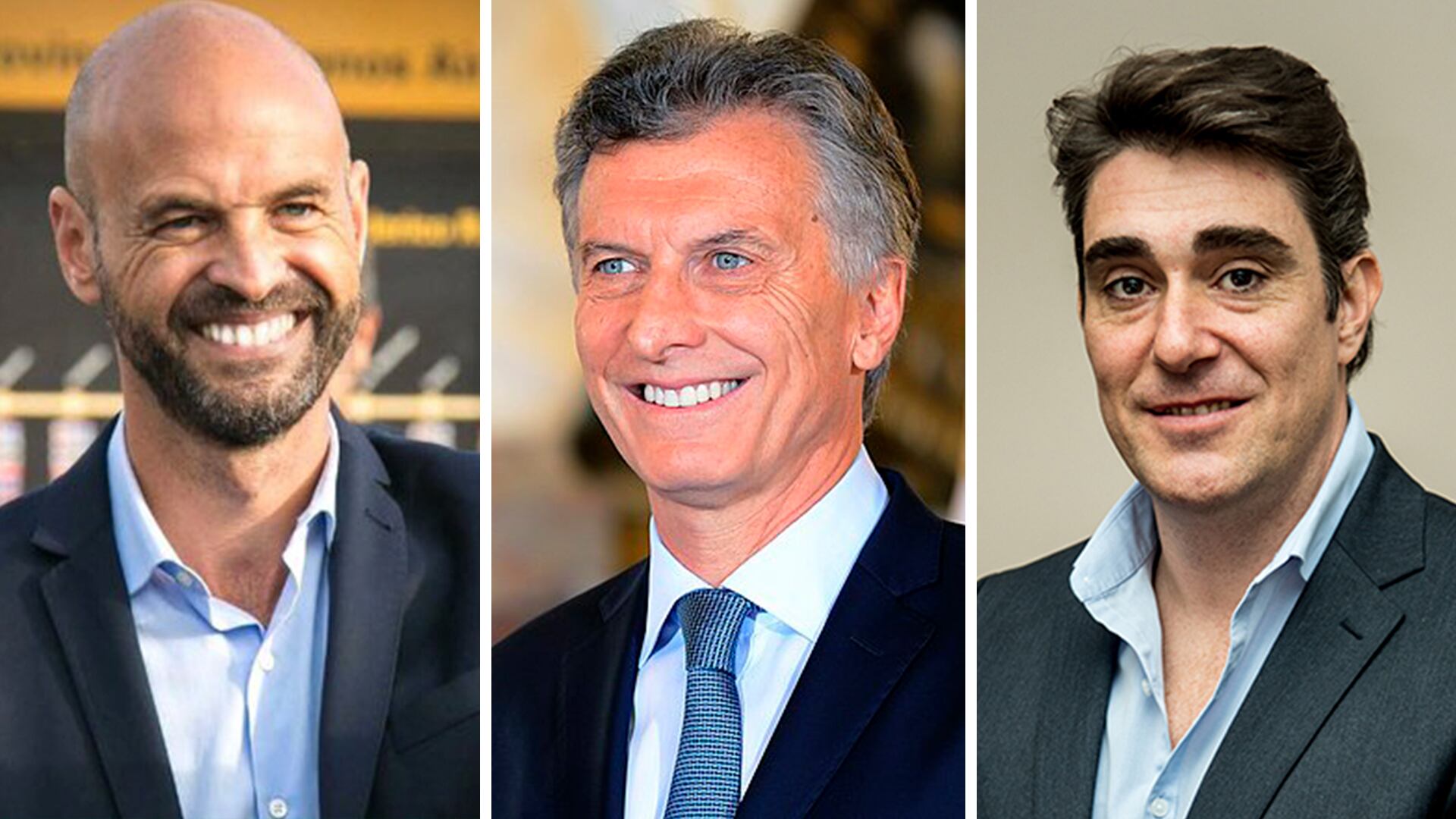 Portada Guillermo Dietrich, Mauricio Macri y Javier Iguacel