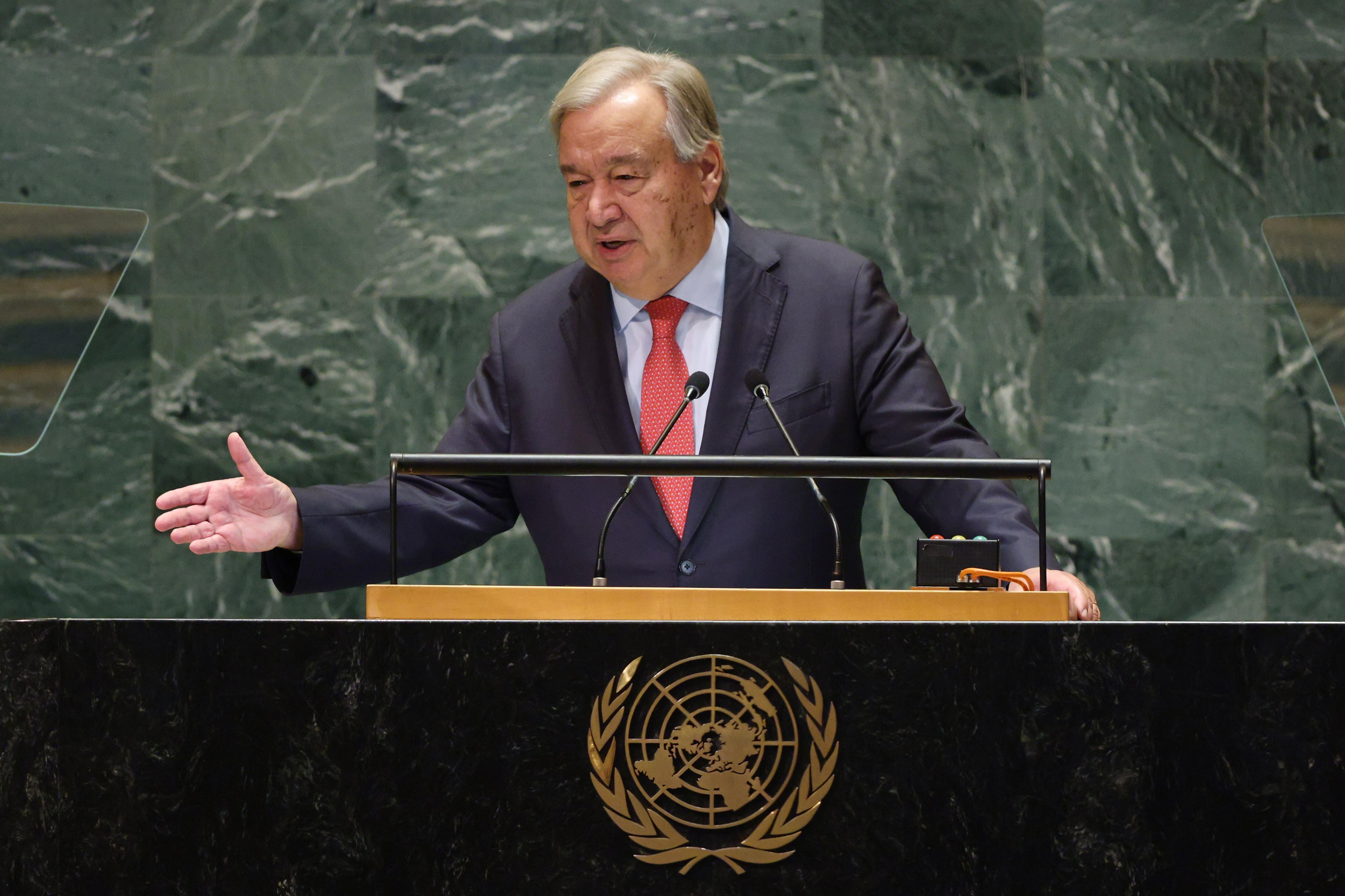 António Guterres, secretario general de la ONU (EFE/JUSTIN LANE)