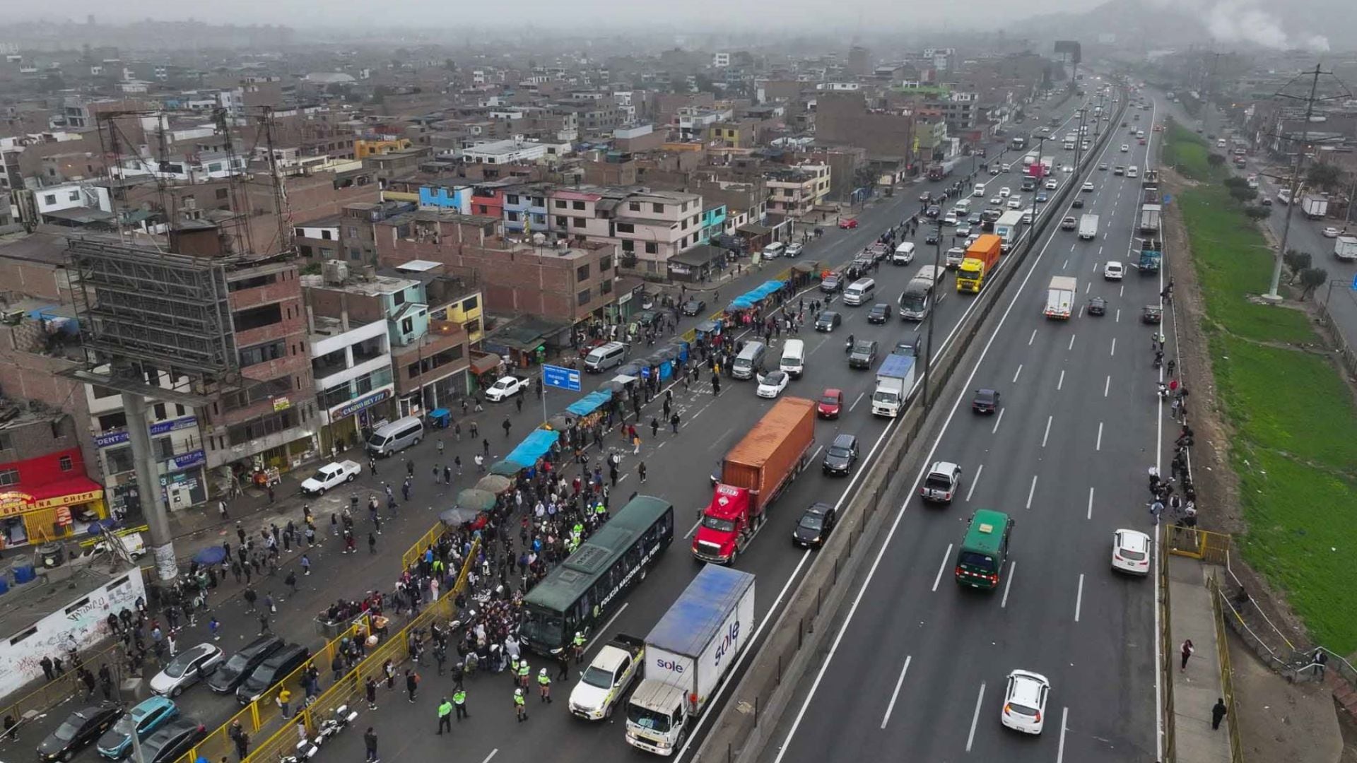 Paro nacional de transportistas.