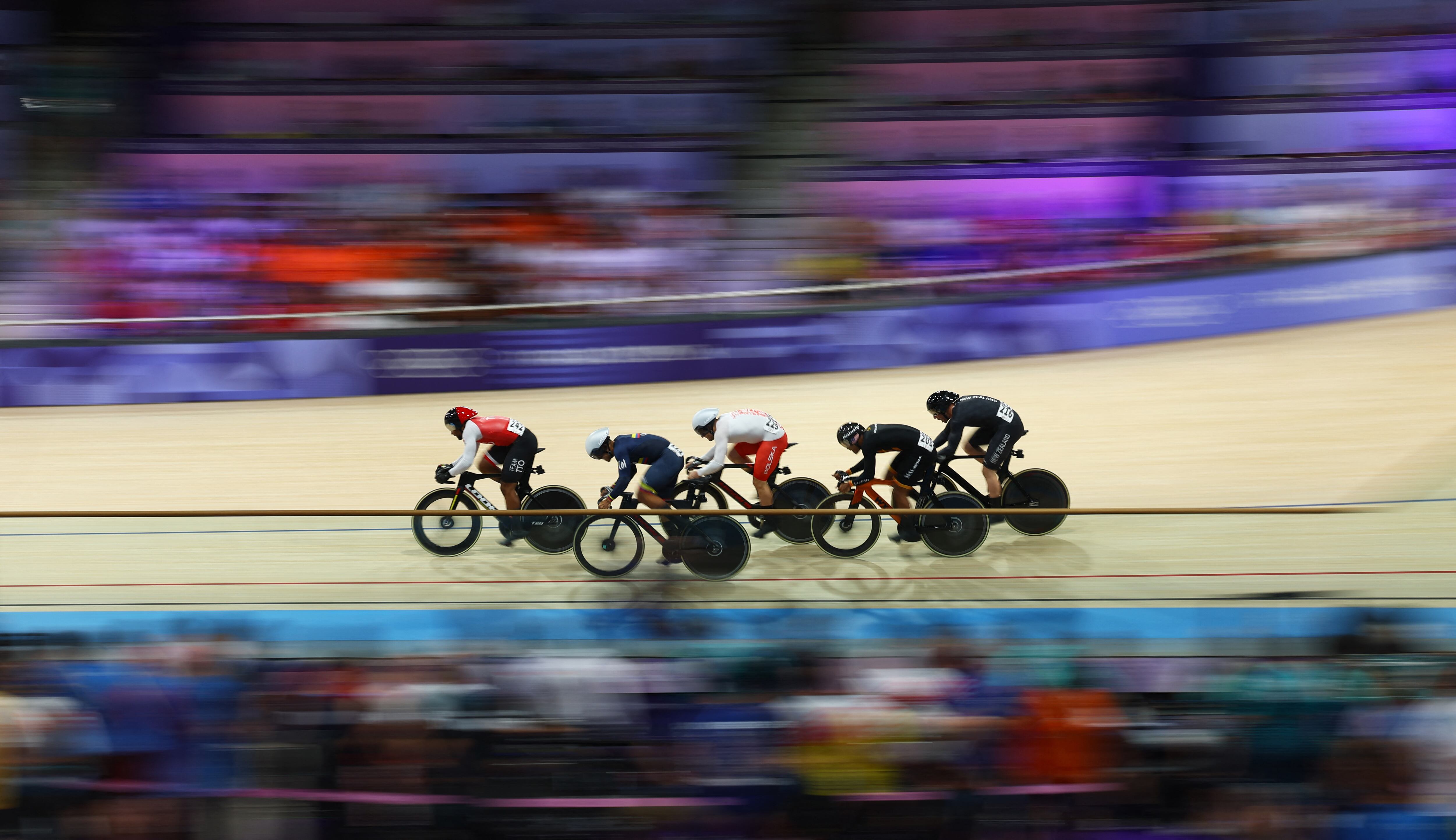 Cristian Ortega clasifica a cuartos de final en el Keirin, Jugos olímpicos parís 2024 - crédito Matthew Childs