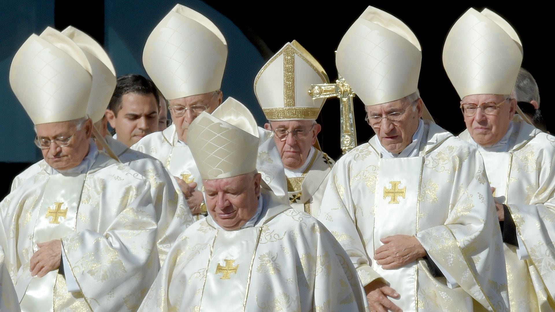 Canonización del cura José Gabriel Brochero. (AFP)