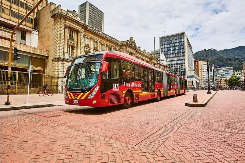 Un 68% de la flota de autobuses del Sistema Integrado de Transporte Público de Bogotá utiliza diésel, directamente afectado por el incremento del ACPM - crédito Colprensa