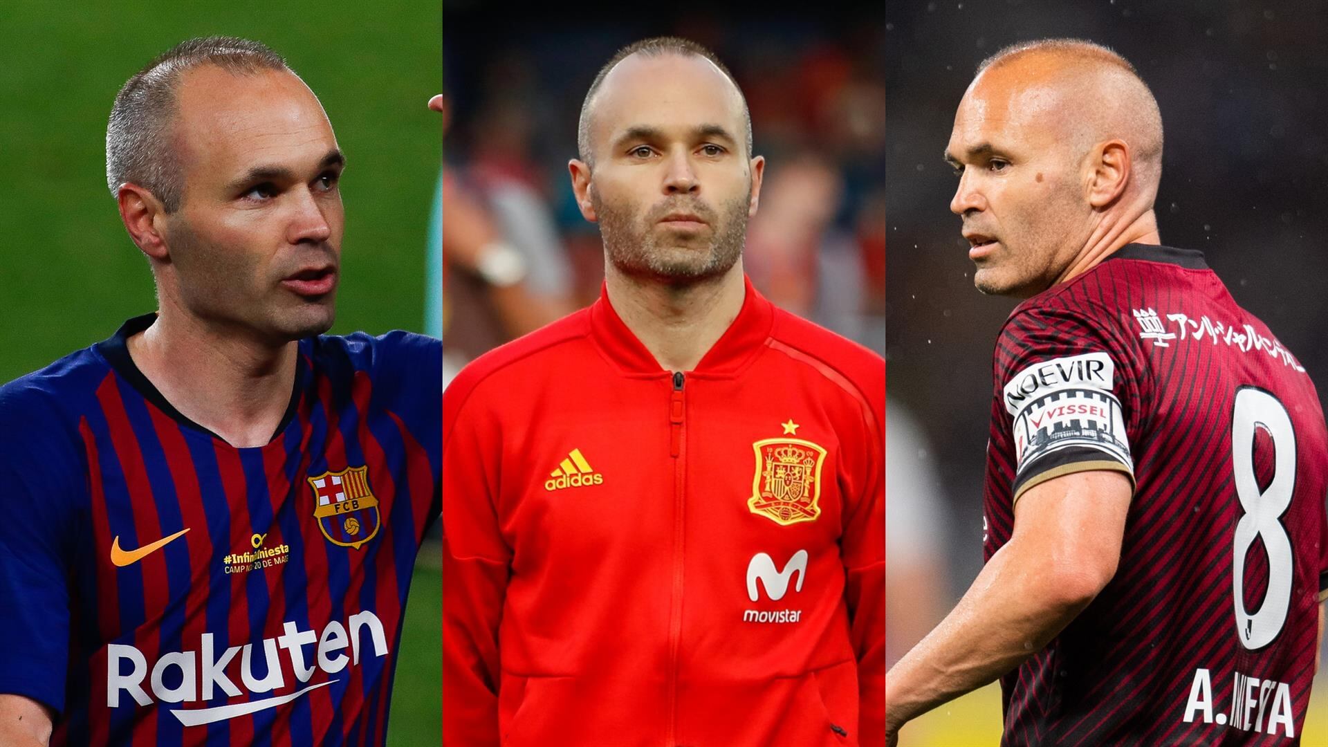 El centrocampista español Andrés Iniesta anuncia su retirada a los 40 años