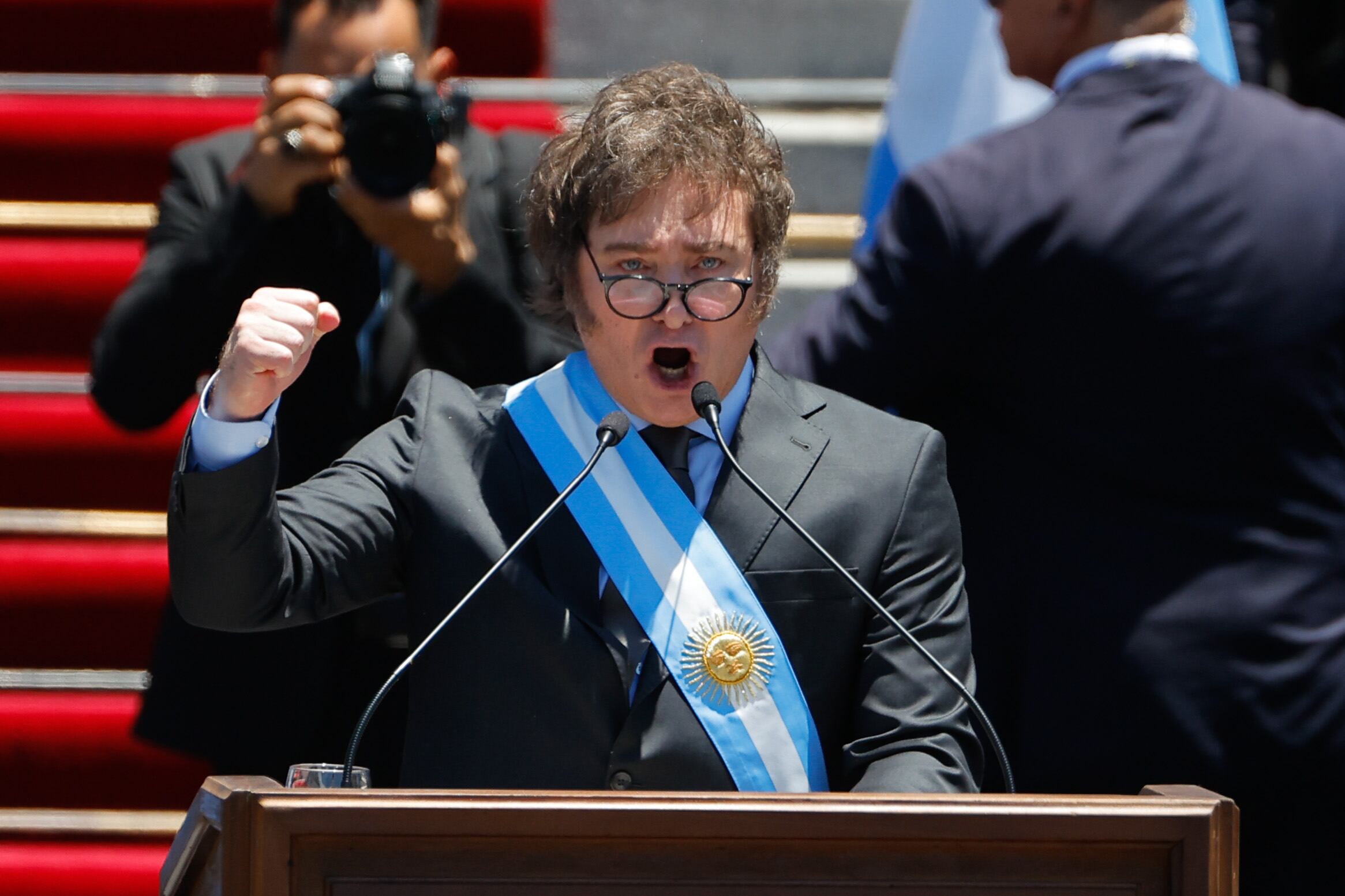 El presidente argentino aconsejó a José Raúl Mulino. EFE/ Juan Ignacio Roncoroni
