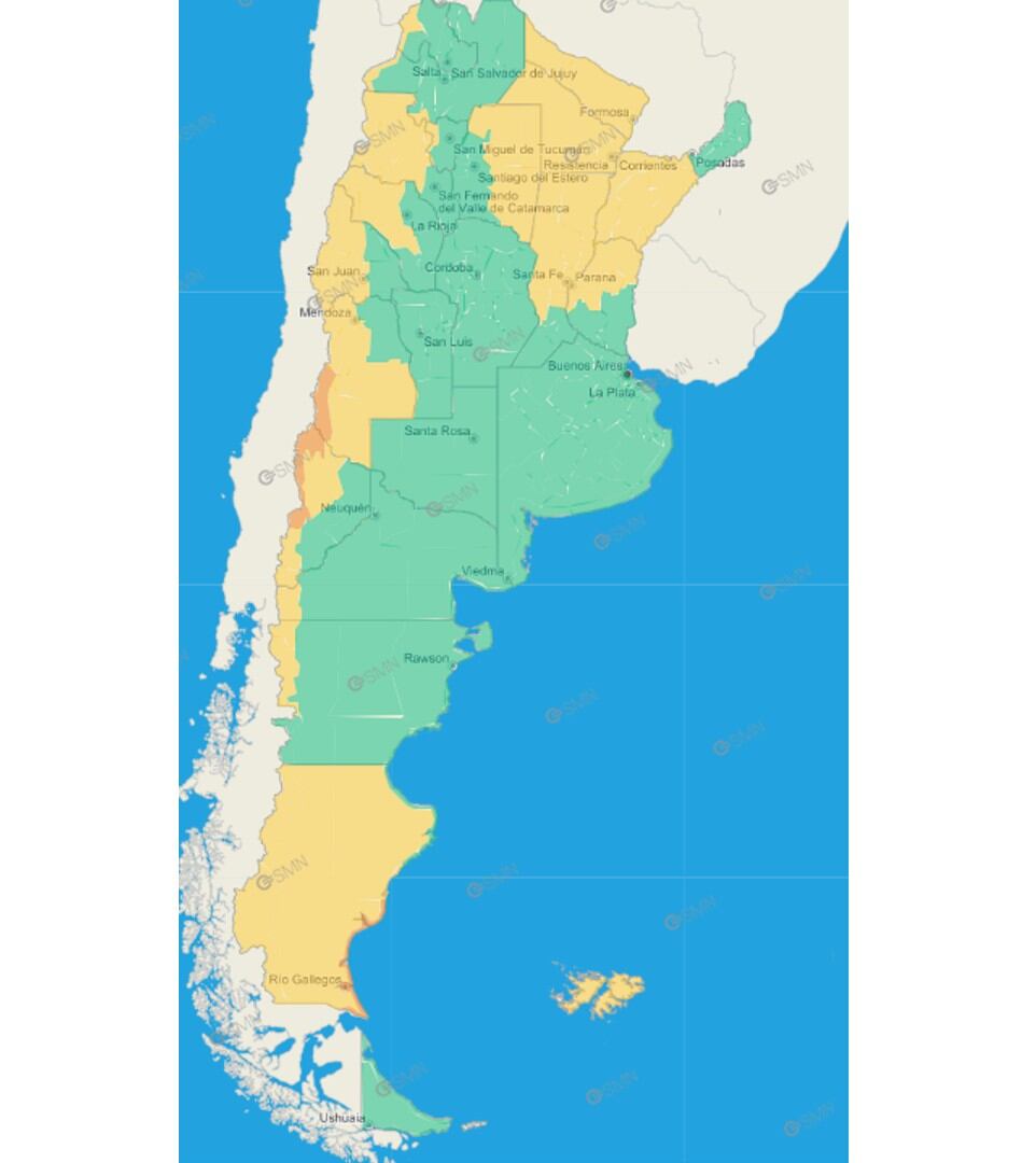 Mapa alertas