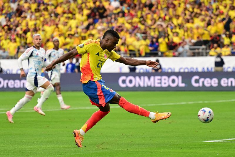 Colombia avanza a cuartos de final tras derrotar a Costa Rica 3-0 -crédito USA TODAY/Daniel Bartel