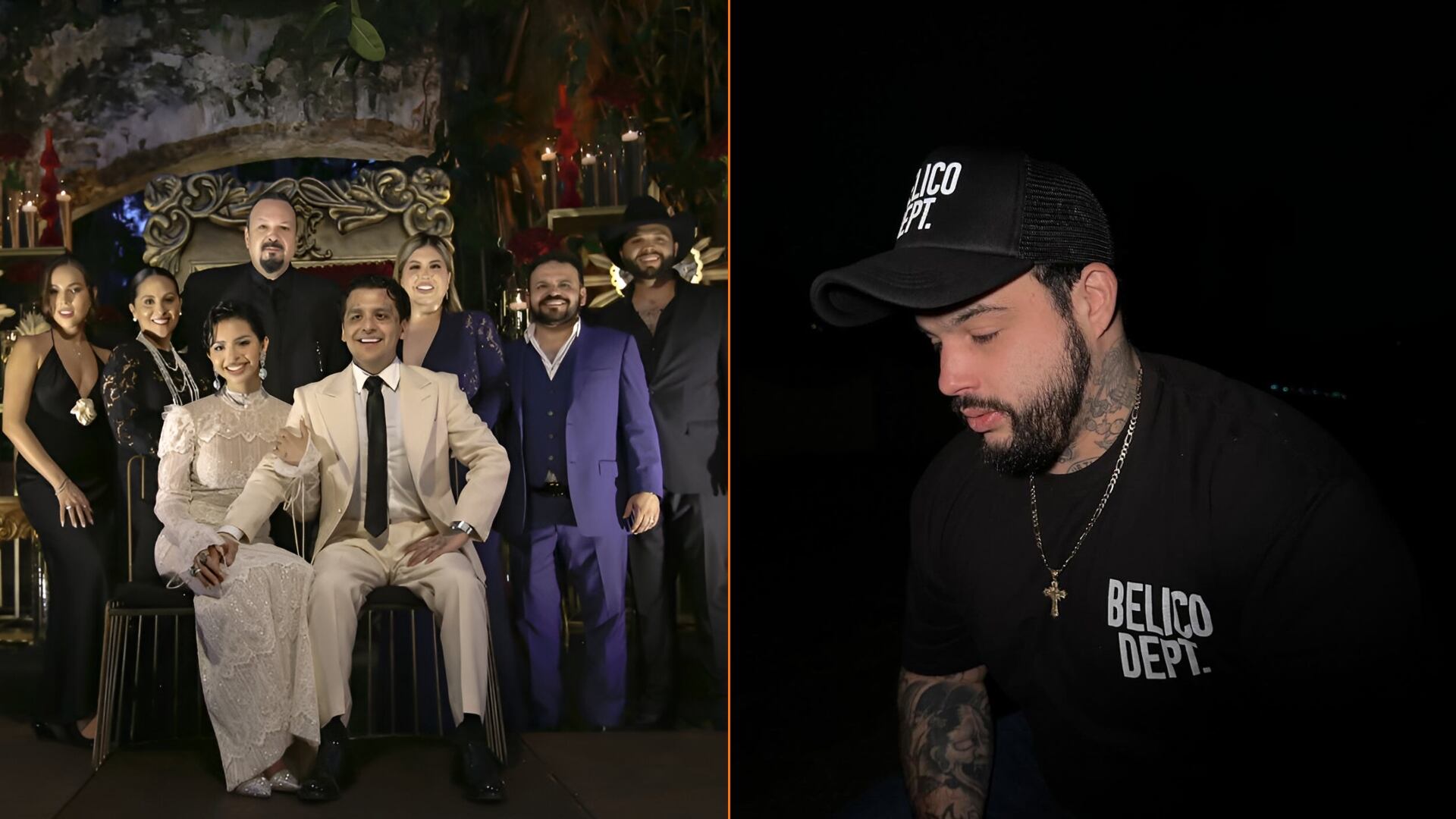 Emiliano, hijo mayor de Pepe Aguilar, le reclamó a su padre no haberlo tomado en  cuenta para el enlace matrimonial de Ángela