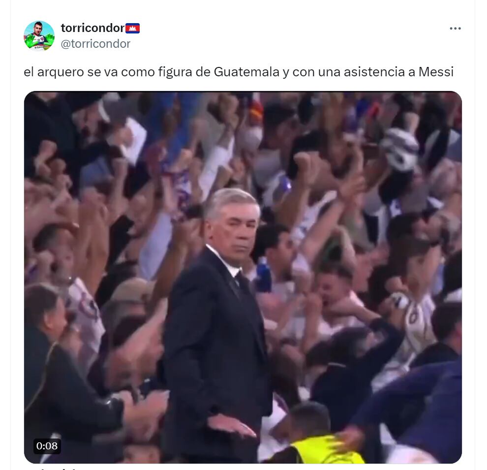 Los memes de Argentina ante Guatemala