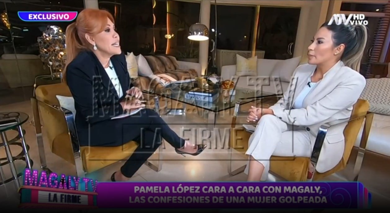 Pamela López confiesa que Christian Cueva está en bancarrota: “Nunca supe en qué gastaba el dinero”. (Captura: Magaly TV La Firme)