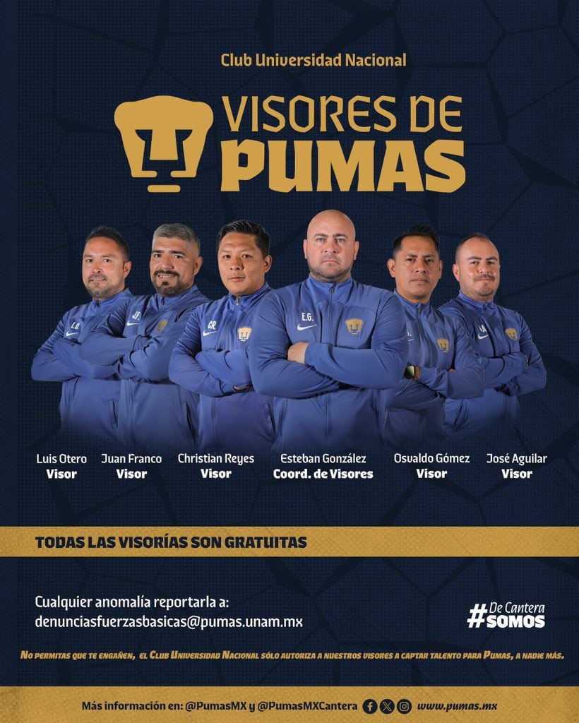 Visores de Pumas