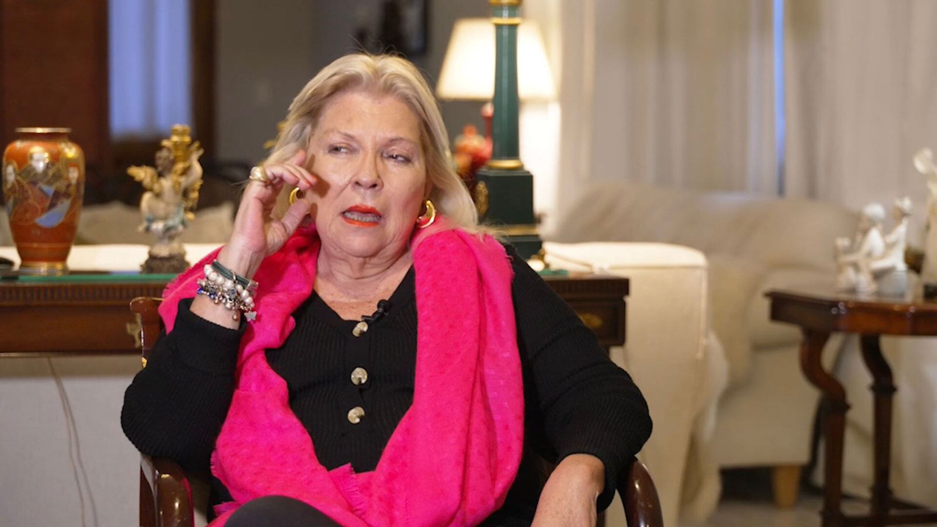 Entrevista con Lilita Carrió en CNN