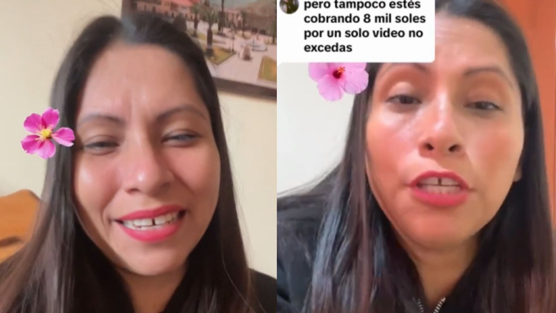 Lis Padilla se defiende de críticas por cobrar S/. 8 mil por grabar videos en TikTok.