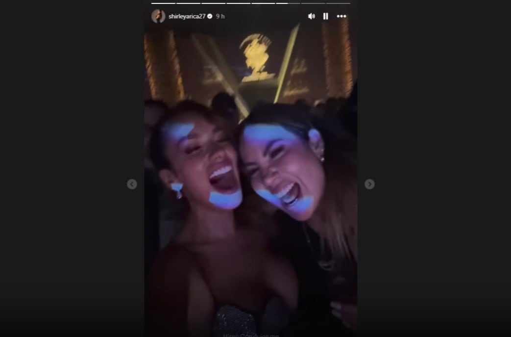 Shirley Arica y Pamela López se divierten en disco pese a polémica con Christian Cueva. (Captura: Instagram)