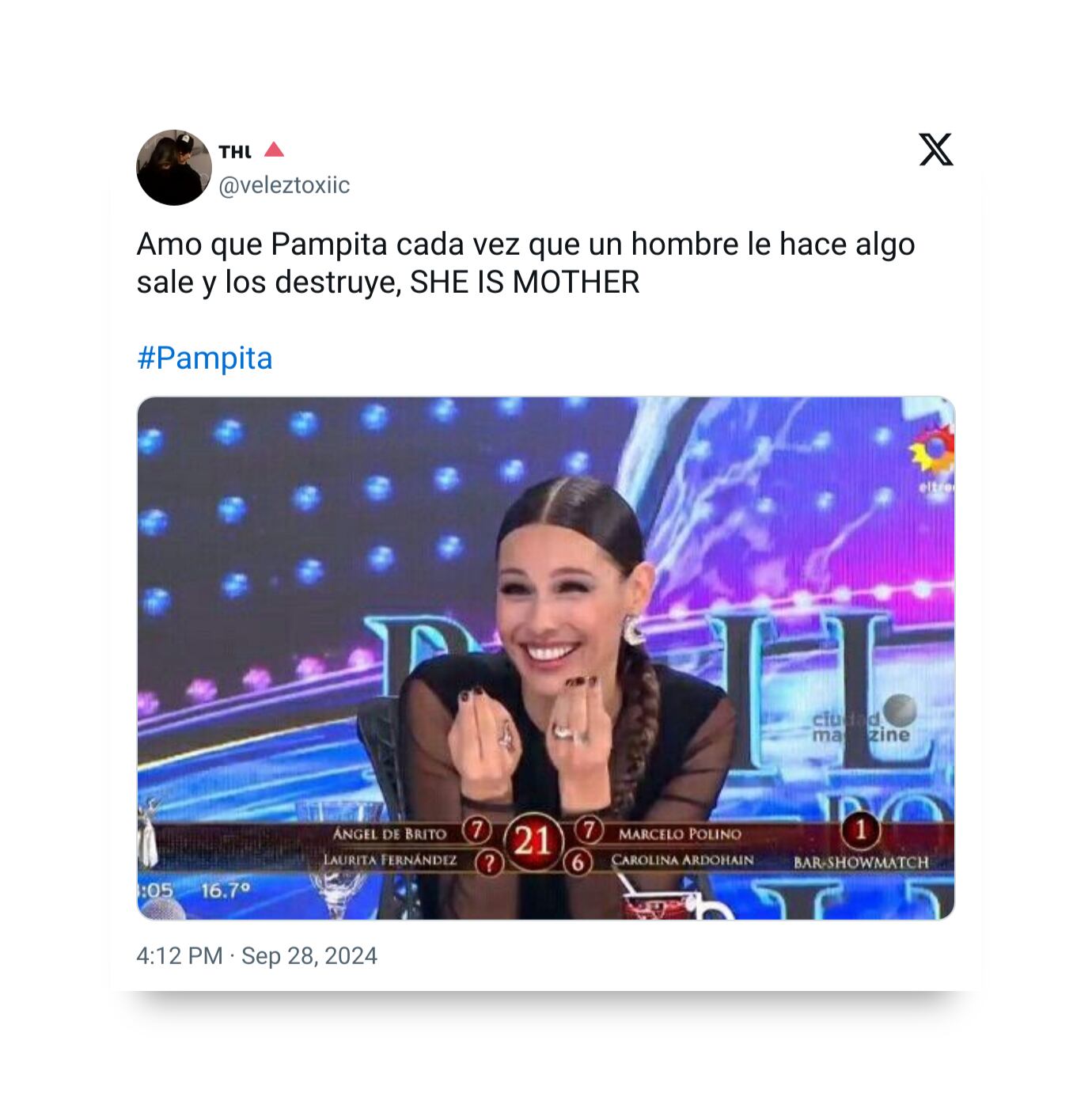 Los memes más divertidos de la separación de Pampita y Roberto García Moritán