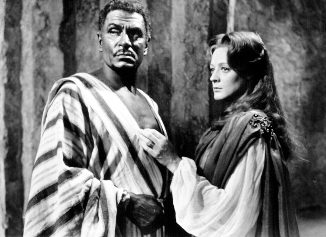 Laurence Olivier y Maggie Smith en 'Otello' (1965)